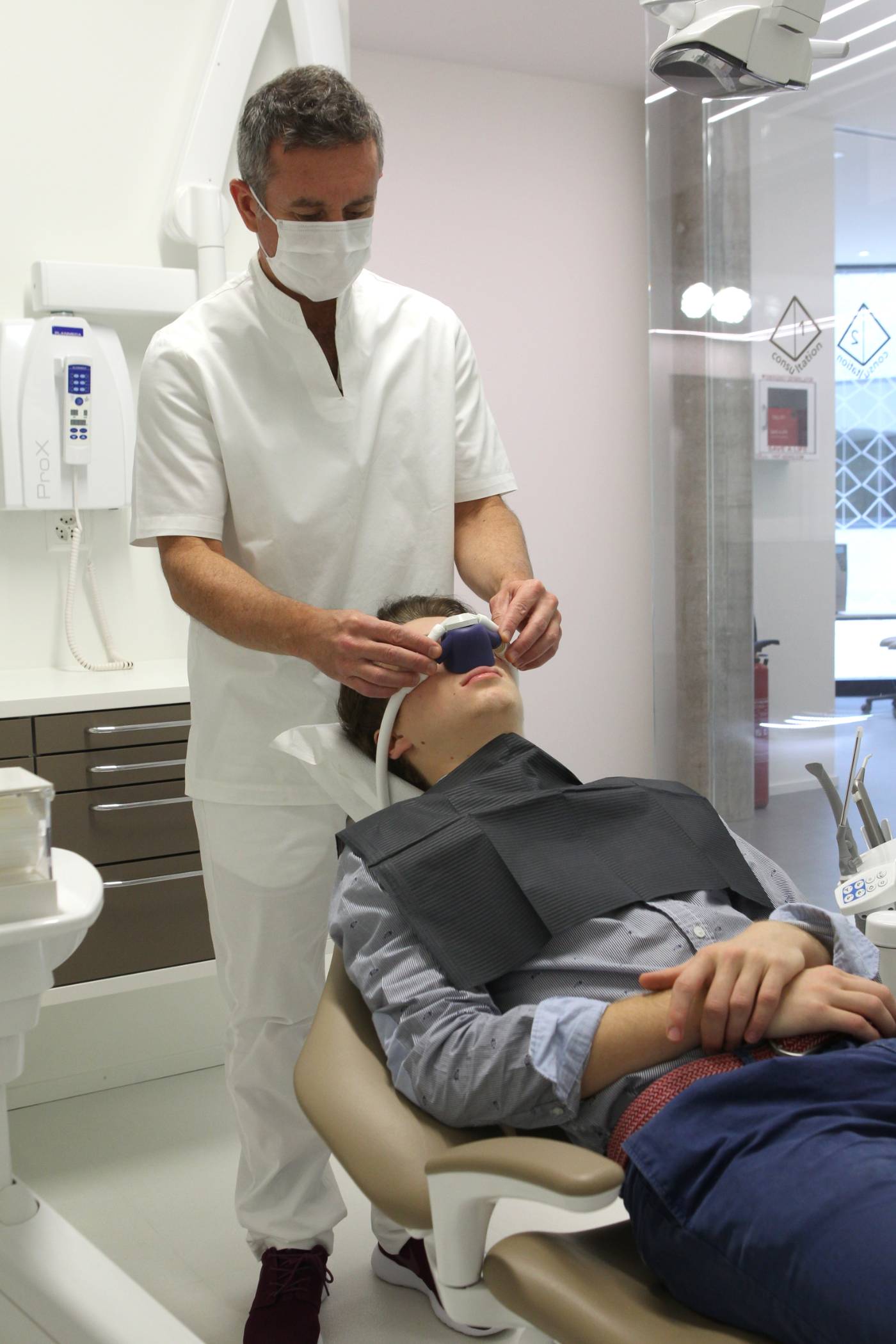 Séance de sédation au protoxyde d'azote : CHF 76,70-