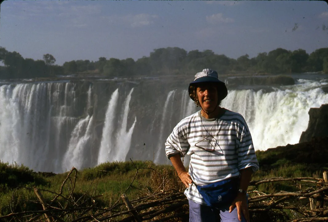 Val at Victoria Falls