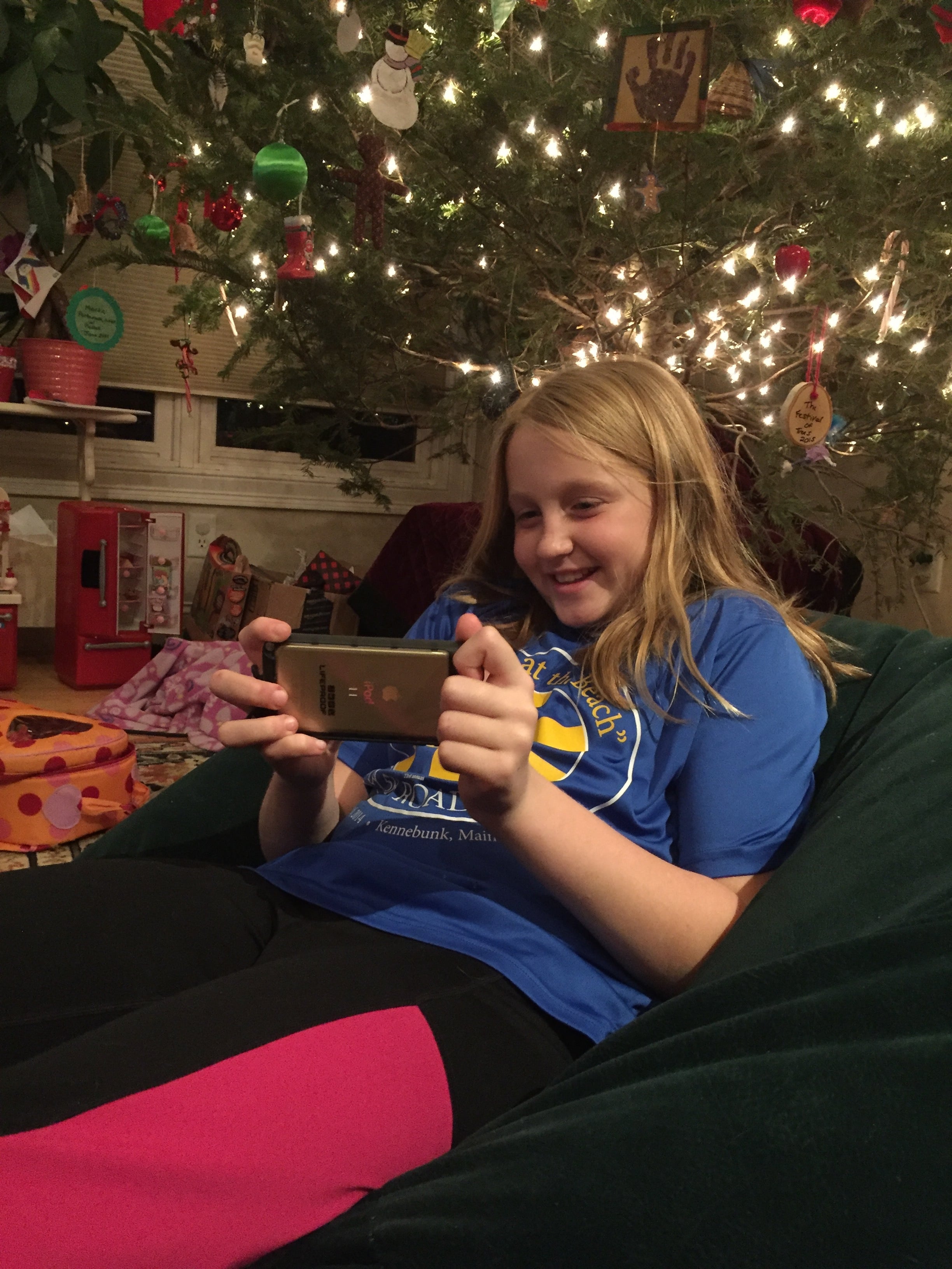 Ding! Ding! Ding! Hi Grandma, it's Maddie!