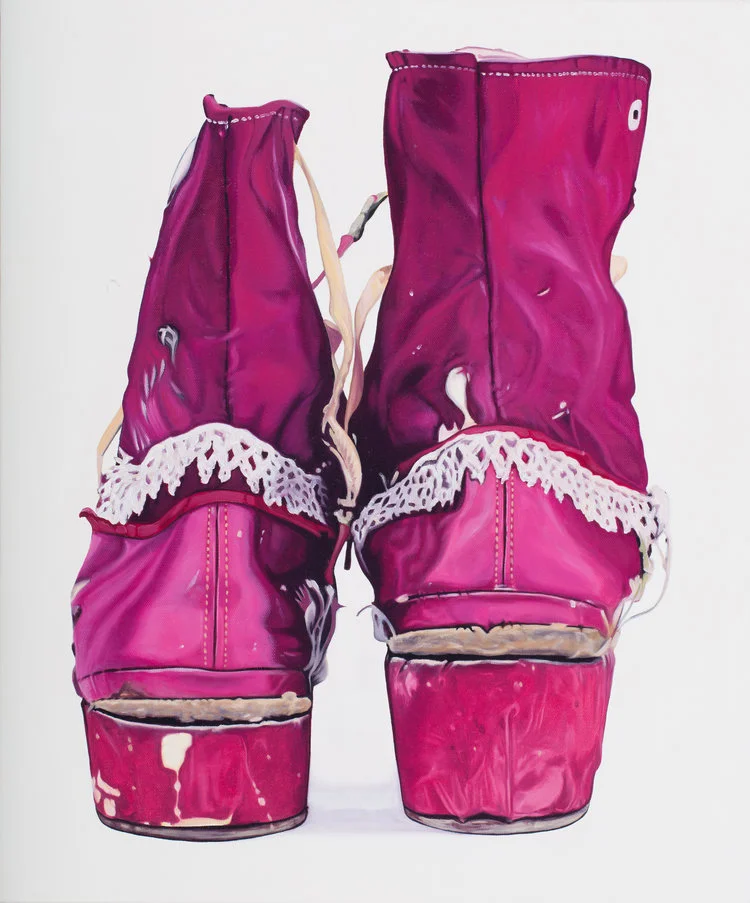Shoes once worn by artist Frida Kahlo.