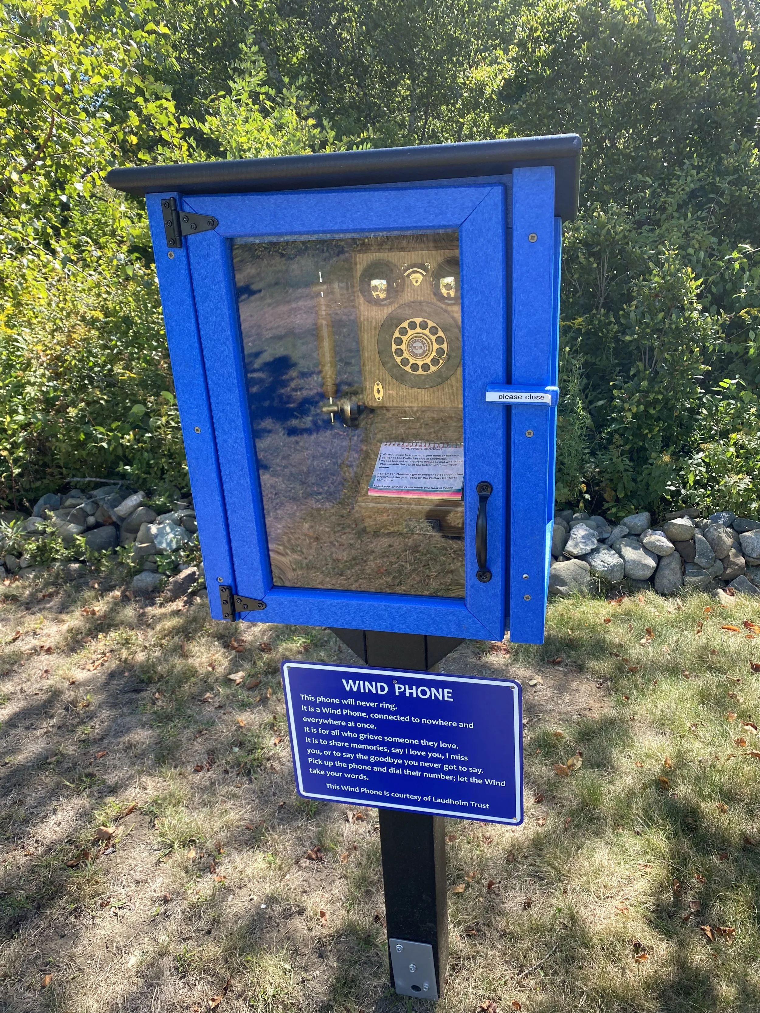 THE WIND PHONE -- Loving Words Transported on a Breeze