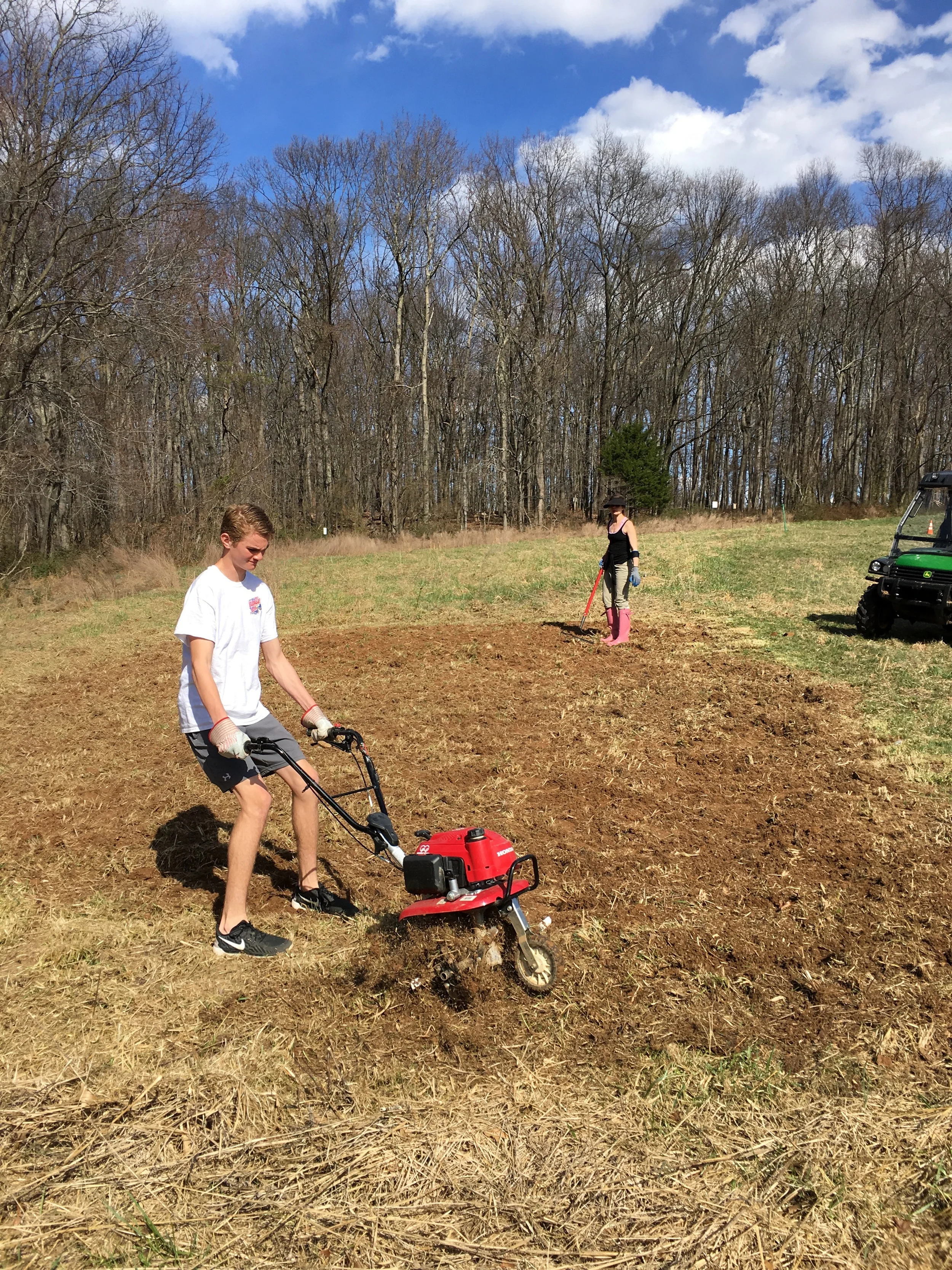 Look at the determination on that face! The TILLER WILL NOT BREAK HIS SPIRIT!