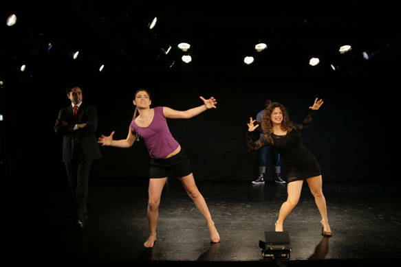 Michael Rosete, Karen Sours, Duane Cooper, and Cortnie Loren Miller at HERE Arts Center, NYC