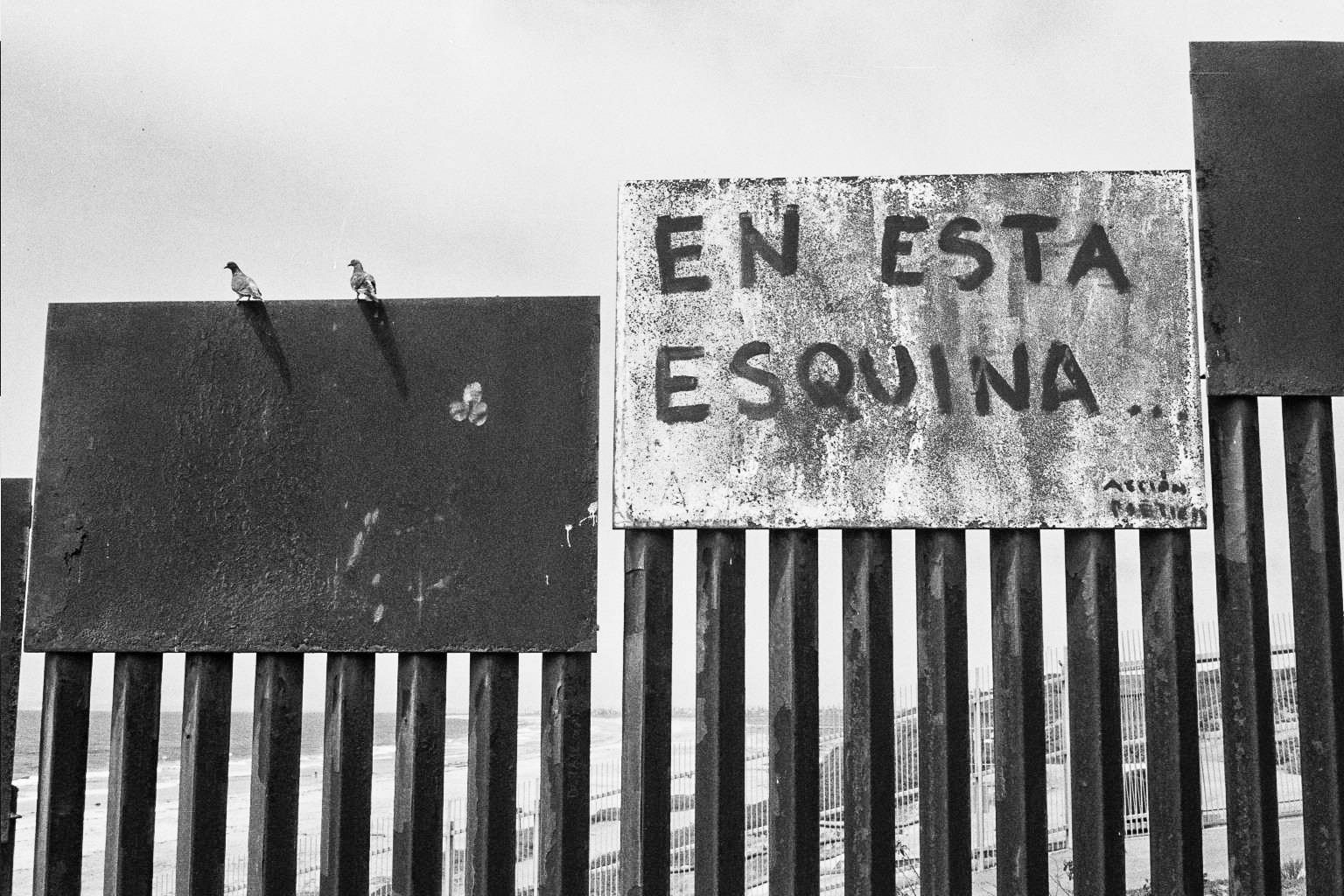 The fence between Mexico and the US