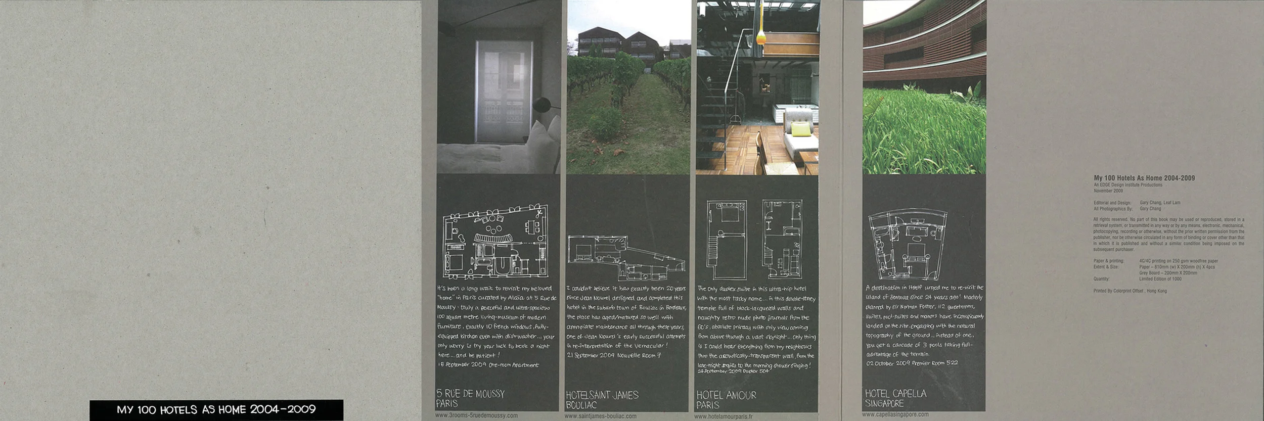 My 100 Hotels As Home 2004-2009