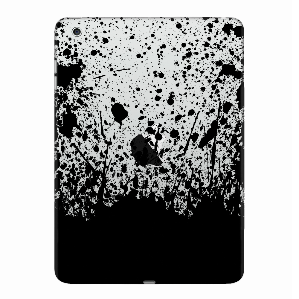 Talk & Tell Black Splat iPad Case