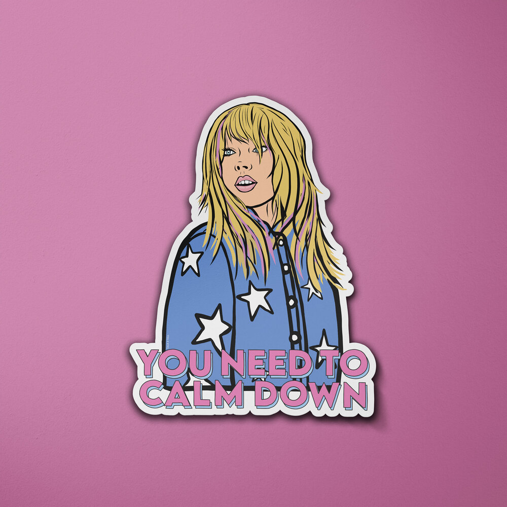 Taylor Swift Sticker — Talk and Tell | iPhone Cases, Stationery & More