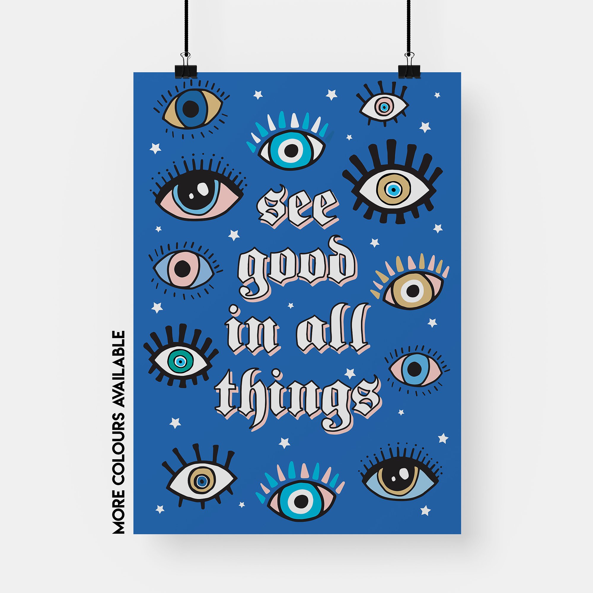 Blue Evil Eye Charm Beads Evil Eye Charm Without Hole Glass  Etsy   Desenho de vida Pessoas com olhos azuis Cores