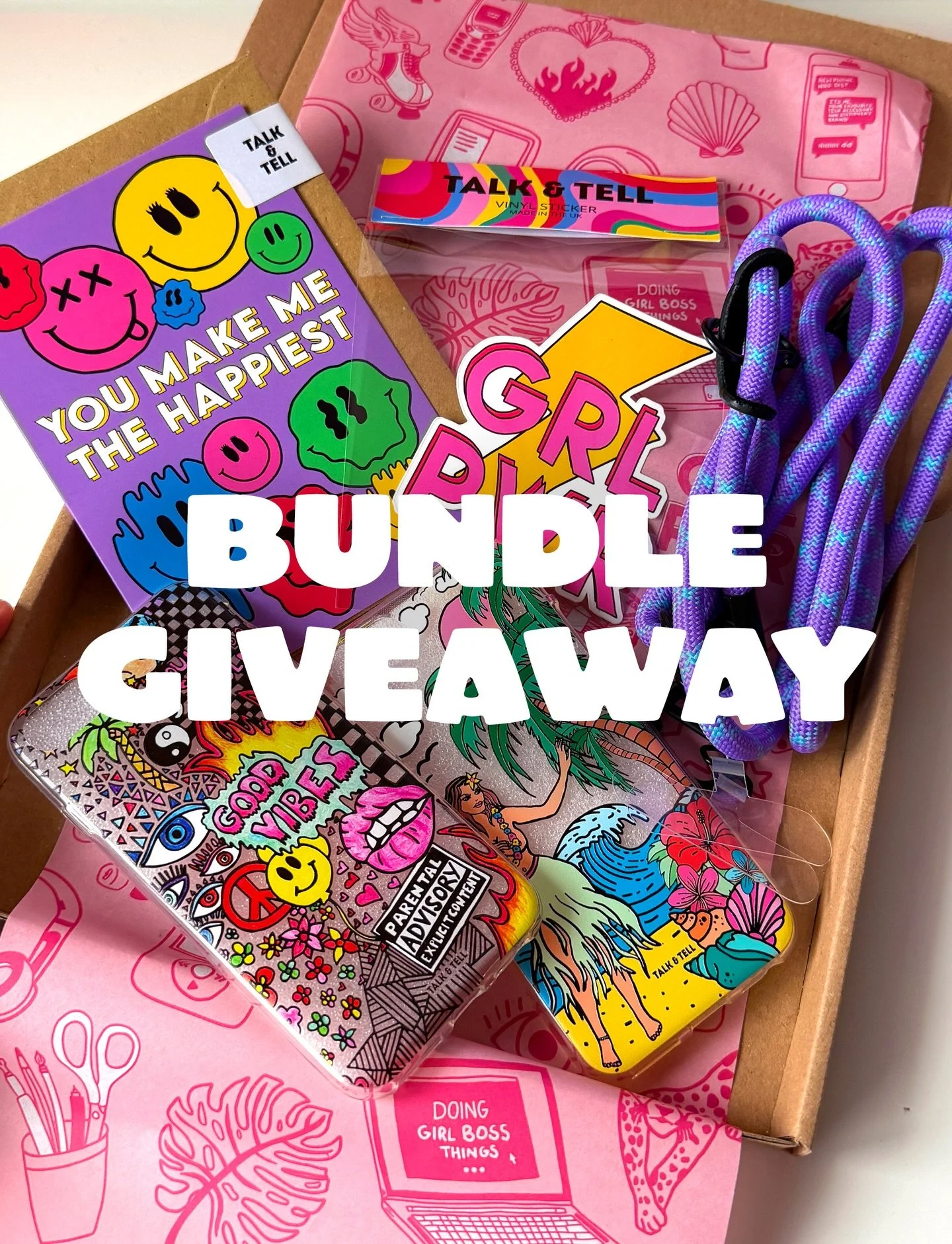 It&rsquo;s been a minute since our last giveaway, and with January feeling&hellip; VERY January, we thought now was the perfect time to spread a little joy and colour with an ultimate bundle giveaway🌈

You will win:
-&nbsp;1 phone case (of your choi