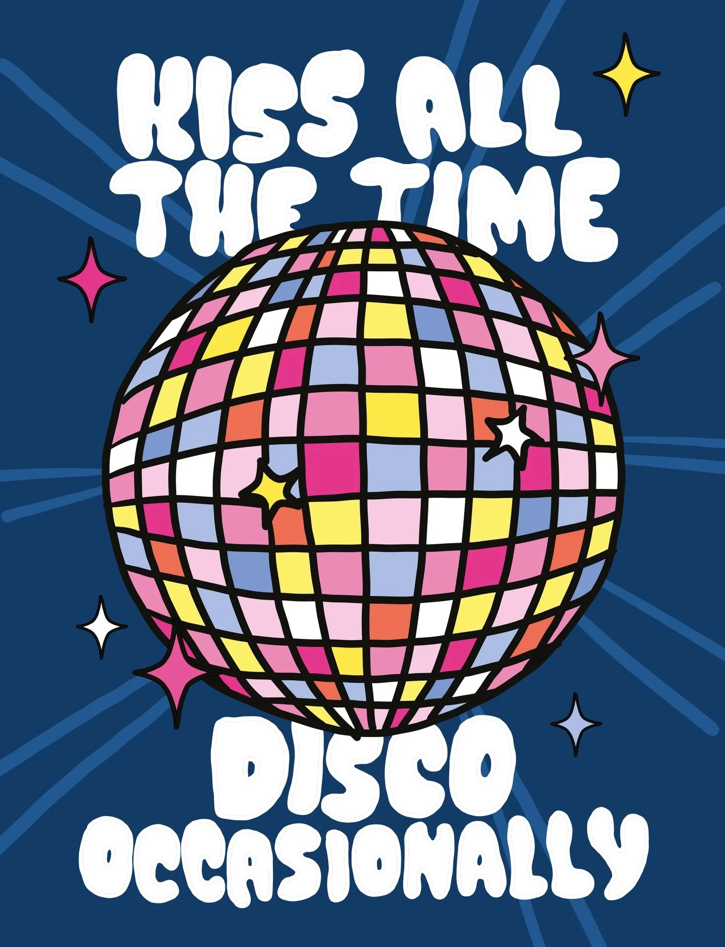 Happy Harry Day! To celebrate we&rsquo;ve added a Kiss All The Time, Disco Occasionally print to the shop, comes in a bunch of fun colours to decorate your walls 🪩💋

#kissallthetimediscooccasionally