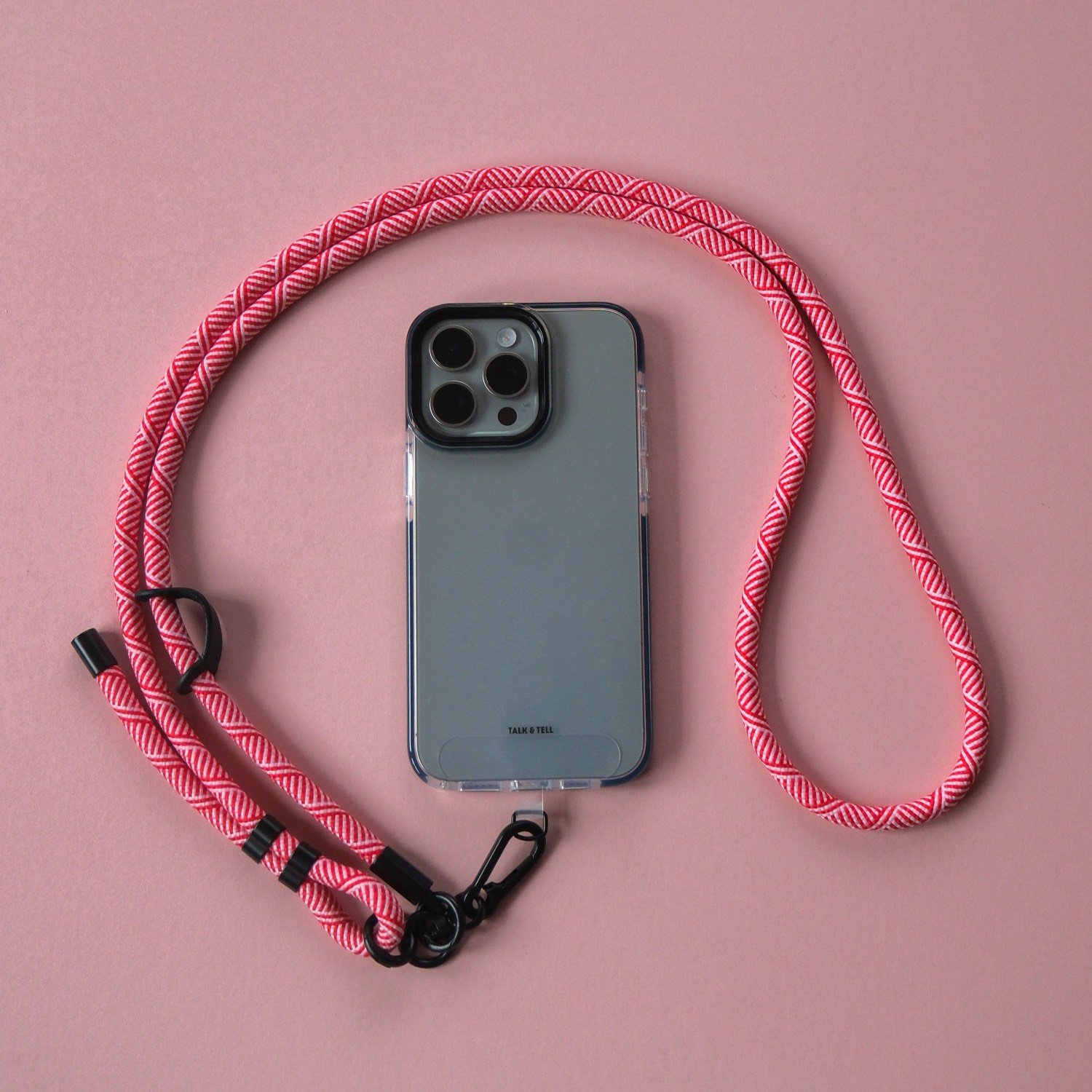 Red & Pink Stripe Strap
