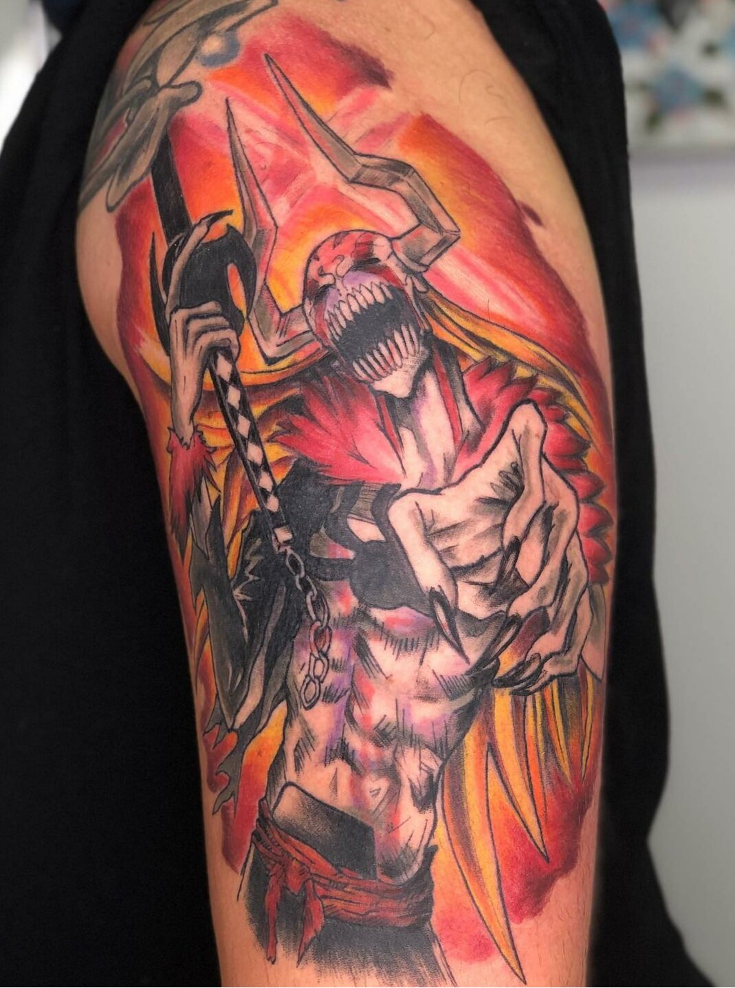 Arcane Tattoos  Ichigo tattoo from BLEACH by Dj We have time to tattoo  today Come have a chat about your next tattoo  Facebook