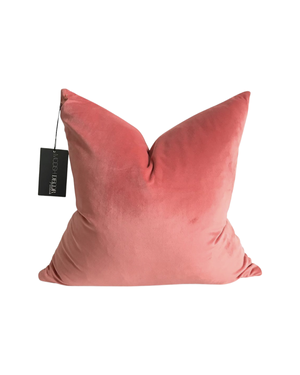 The Coral Velvet Pillow — Modish Decor Pillows
