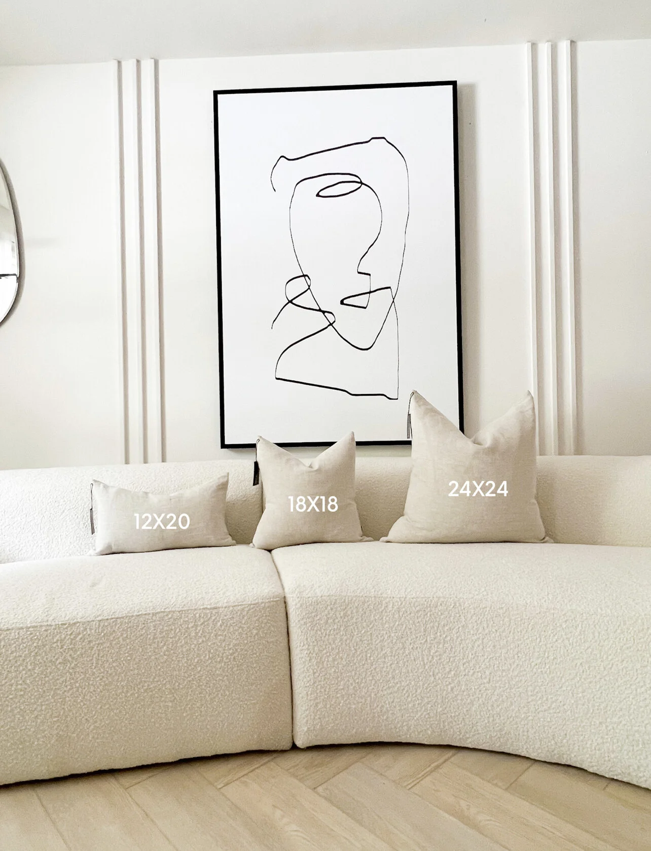 The Dove Bouclé Pillow — Modish Decor Pillows