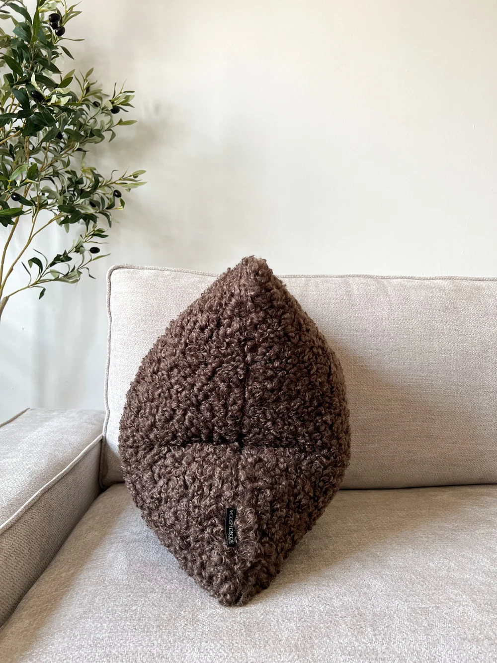 The Espresso Teddy Pillow — Modish Decor Pillows
