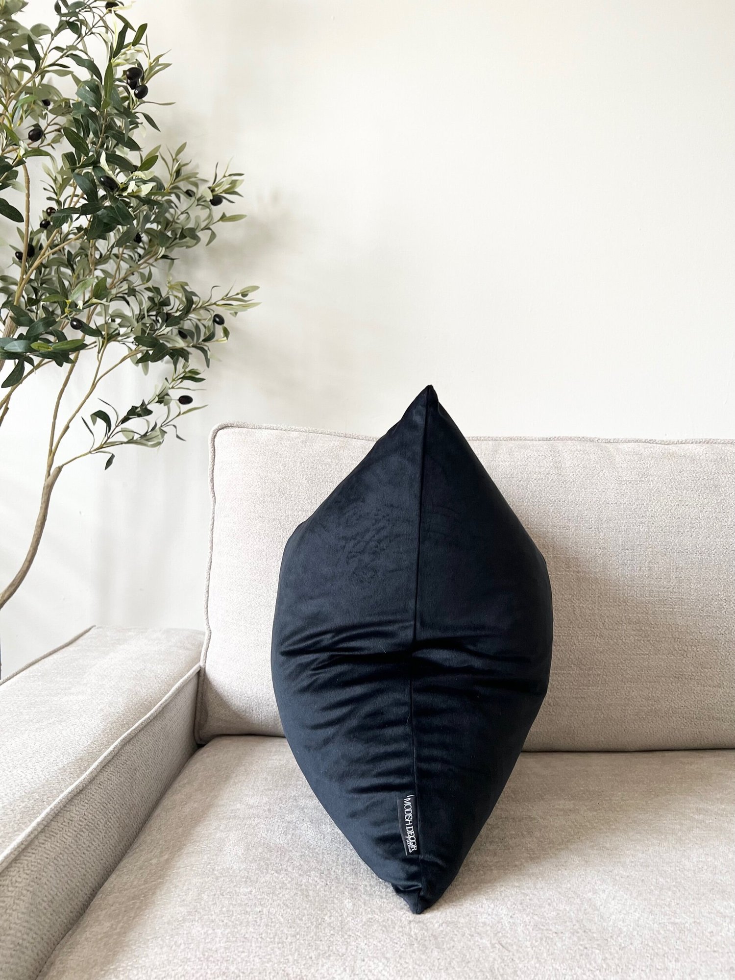 The Noir Velvet Pillow — Modish Decor Pillows