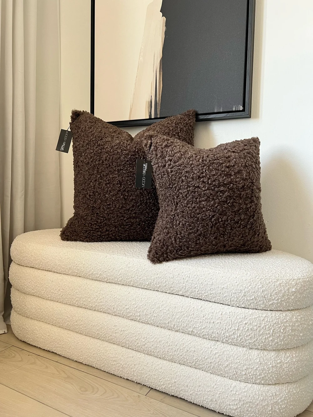 The Espresso Teddy Pillow — Modish Decor Pillows