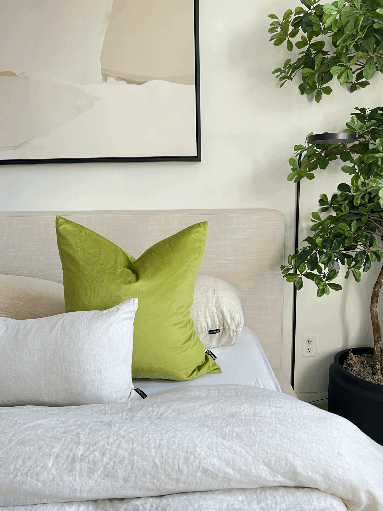 The Key Lime Velvet Pillow — Modish Decor Pillows