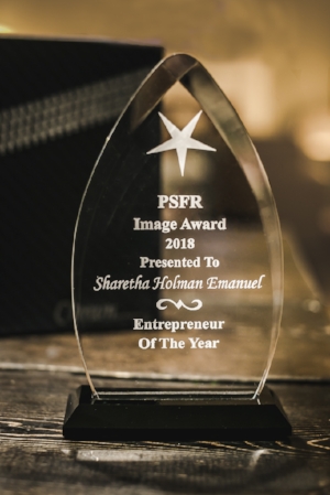It's a beautiful award...and I was completely surprised to receive it!