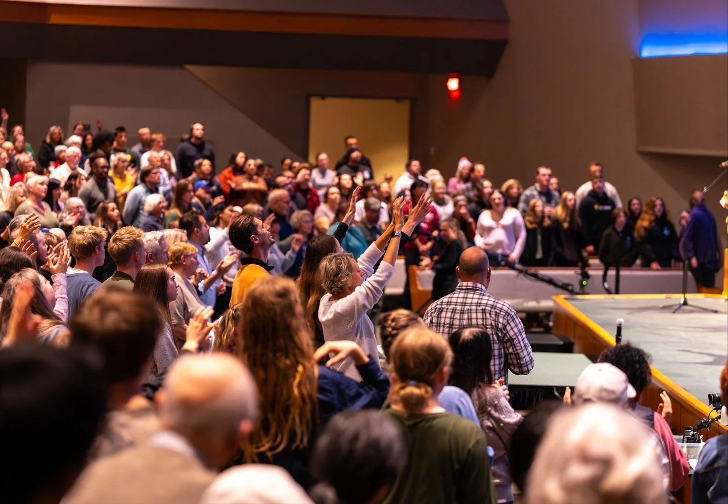 The unity, the joy, and the hope we find when we all gather with one purpose - to fix our eyes on Jesus. 

Thanksgiving Worship kicked off the holiday season with worship together, faith-filled prayer for our community, and a big reunion with so many