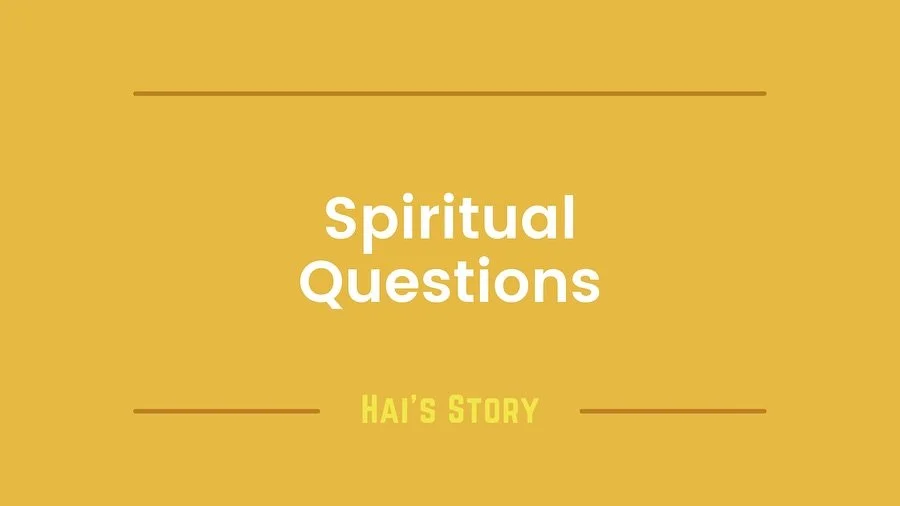 We all need safe spaces to ask spiritual questions. We&rsquo;re thankful Jesus isn&rsquo;t afraid of our hard questions, he welcomes them. Do you have a community that helps you process yours?

Watch the rest of Hai&rsquo;s story: @overflowhope