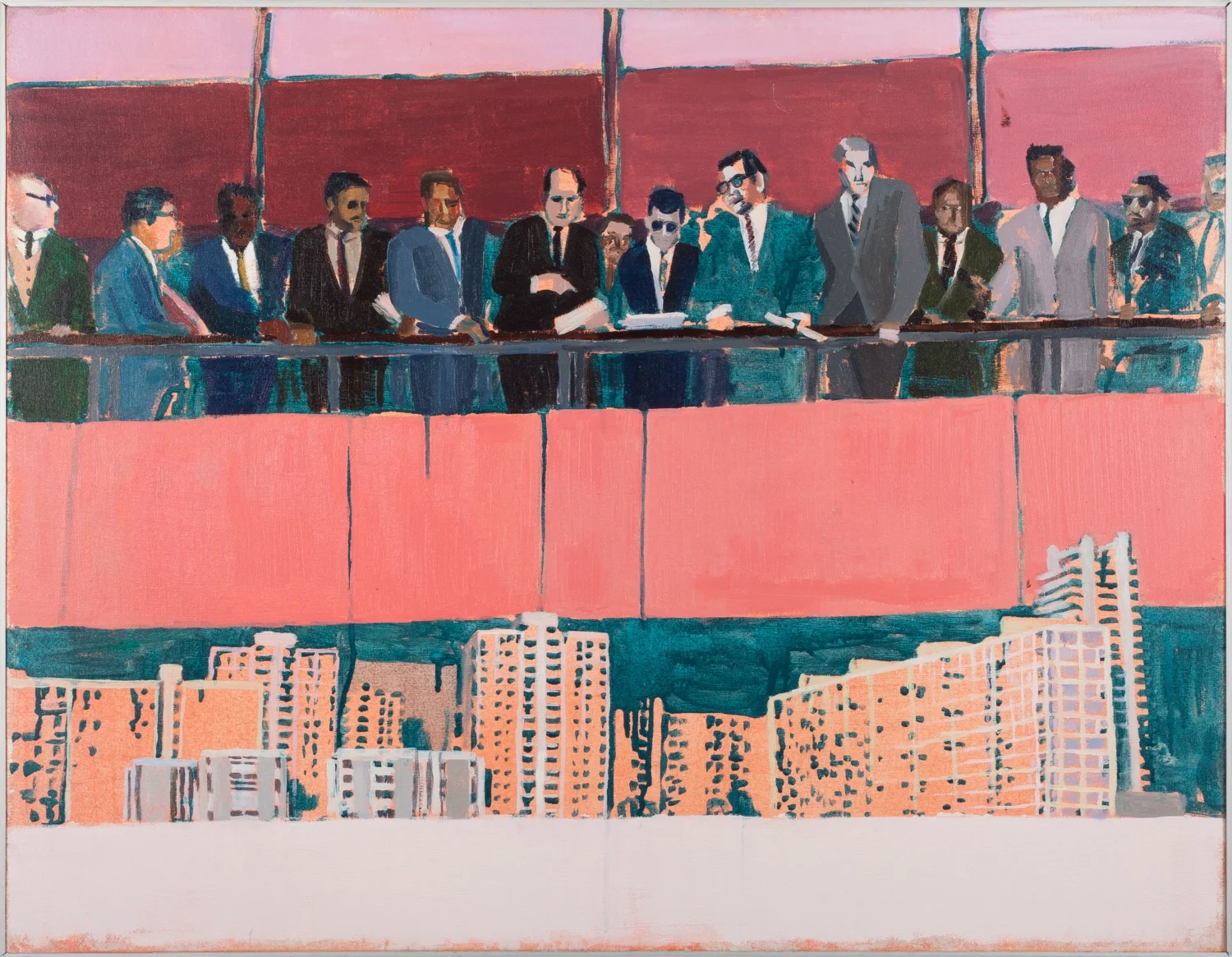 Ante el futuro 1 , 2015, óleo sobre tela, 70 x 90 cm.