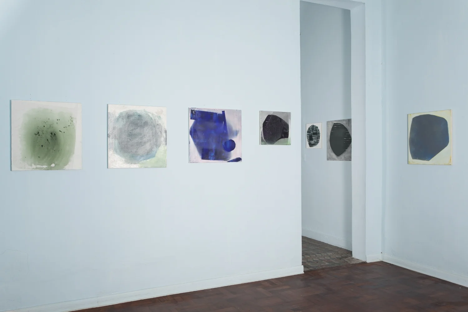 Aforismos , 2014-2015, varios materiales sobre tela.
