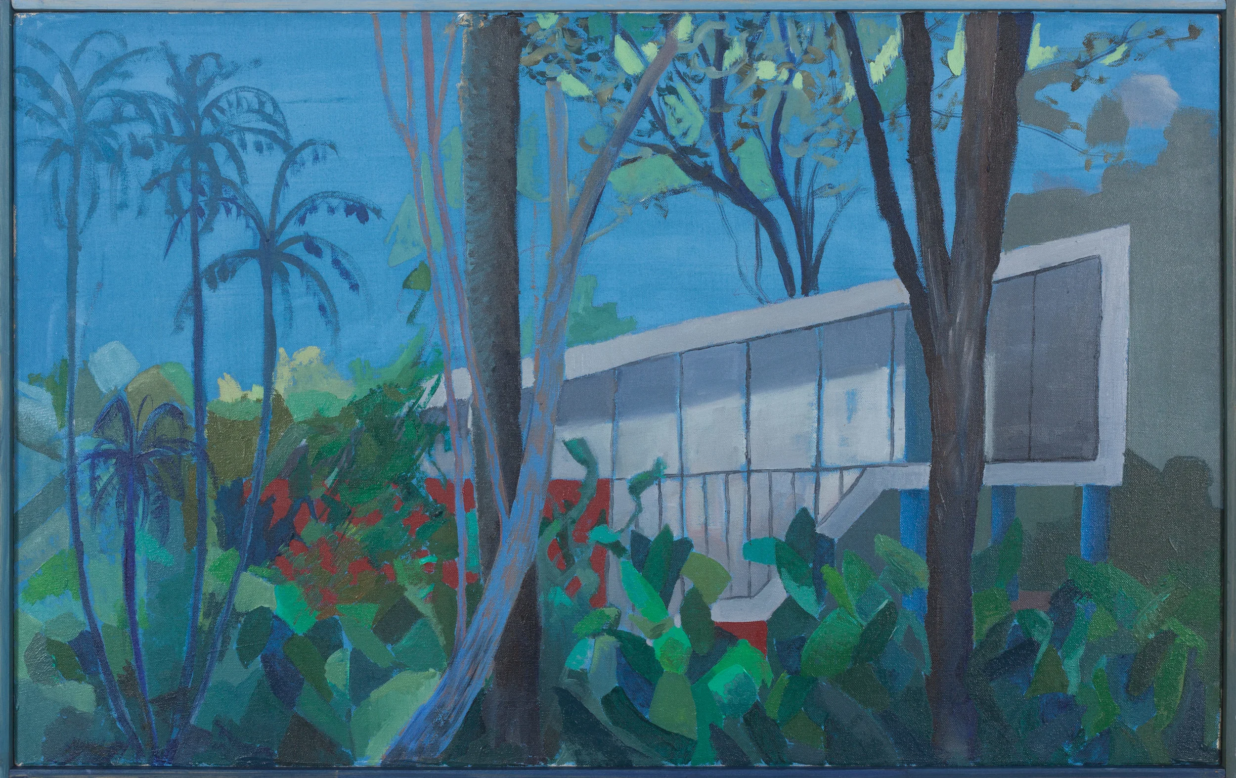 Vivienda privada 1949-II , 2016, óleo sobre tela, 53 x 86 cm.