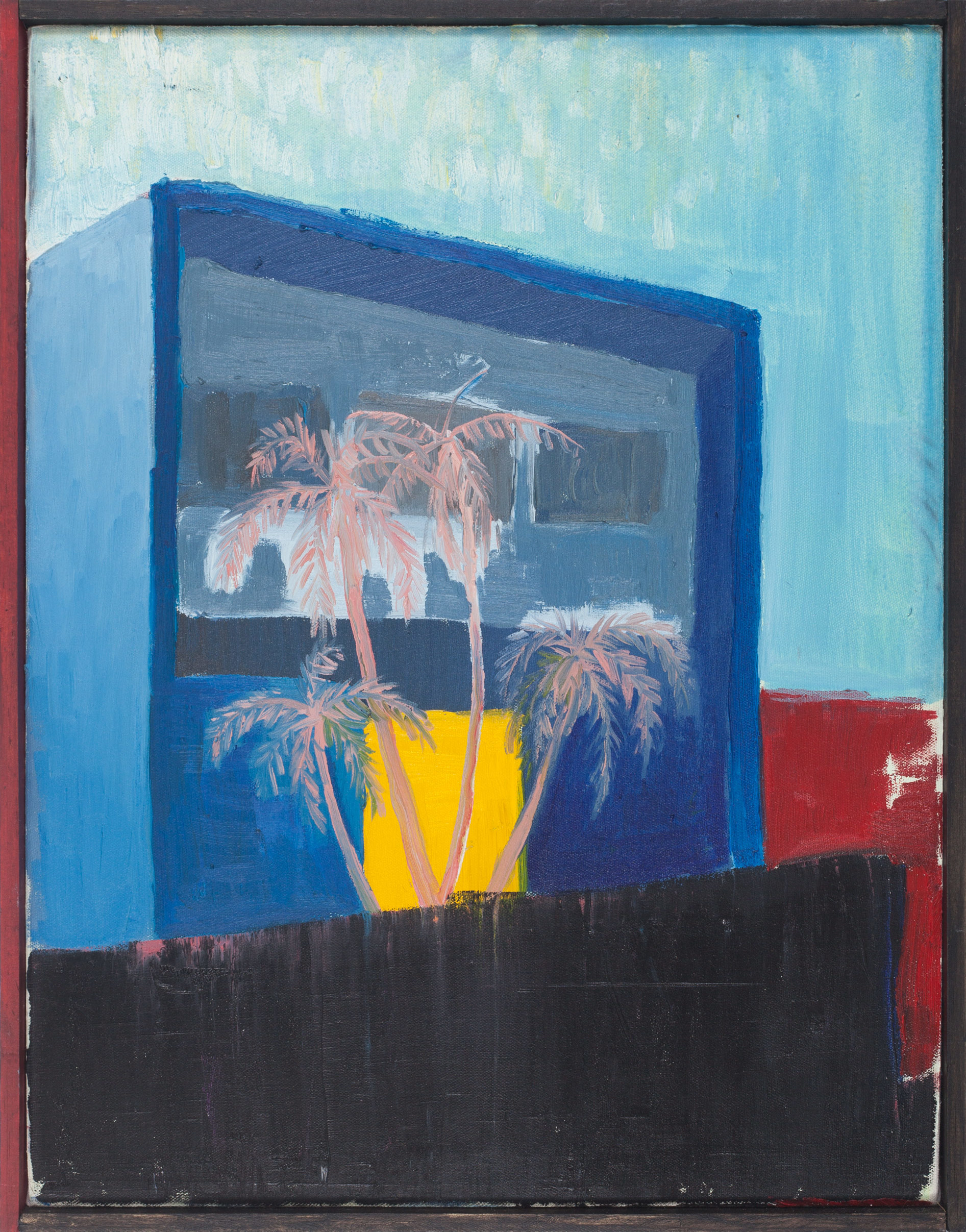 Vivienda privada 1959-II , 2016, óleo sobre tela, 43 x 33 cm.