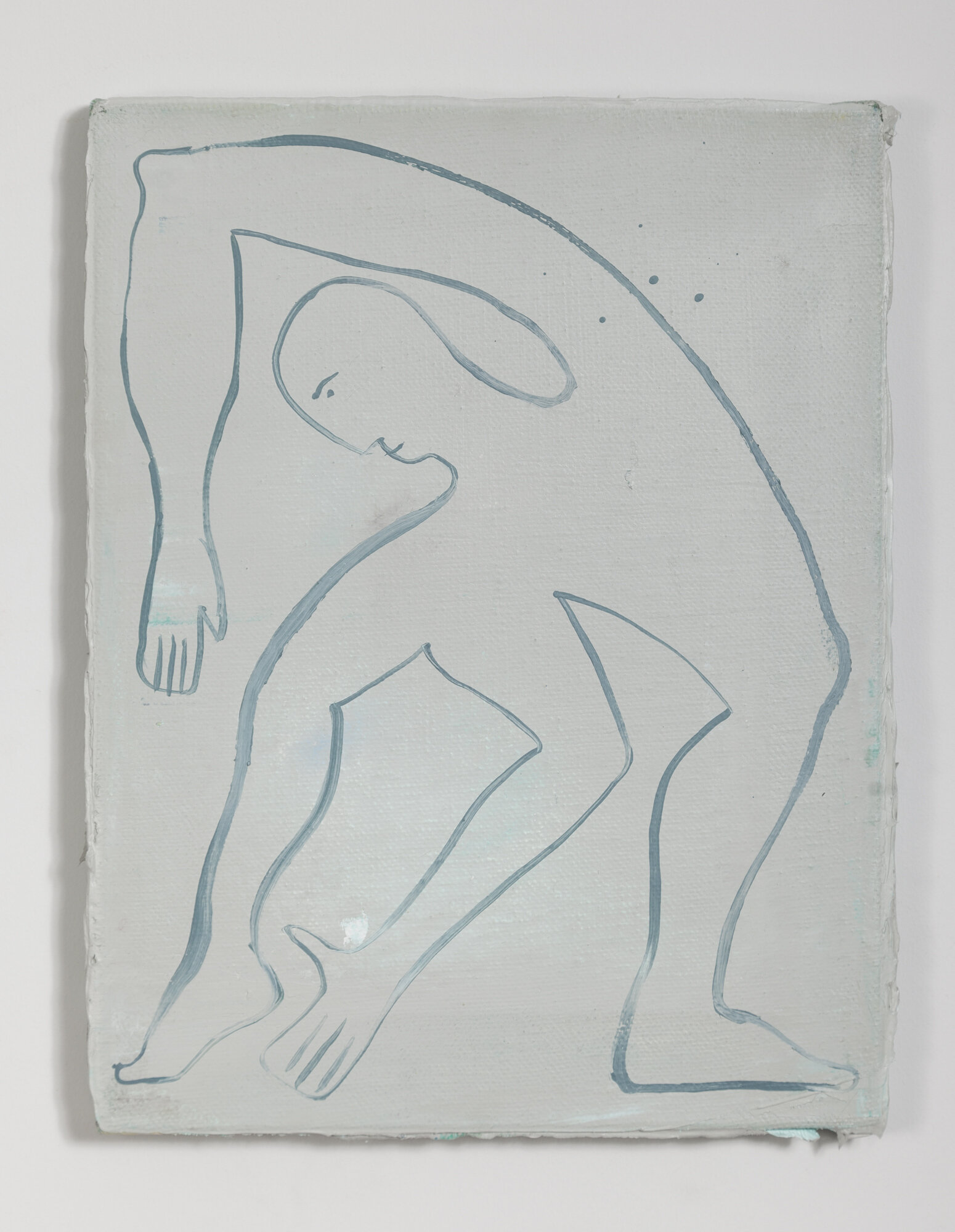 Modulor I , 2019, óleo sobre tela, 43 x 33cm.