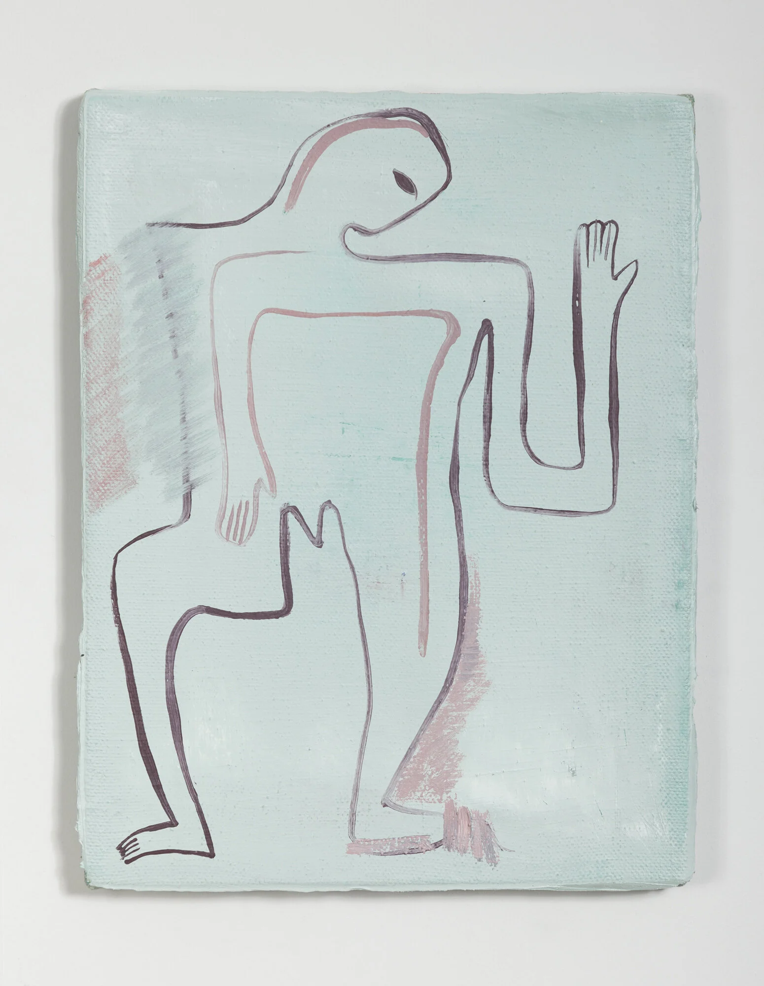 Modulor IV , 2019, óleo sobre tela, 43 x 33cm.