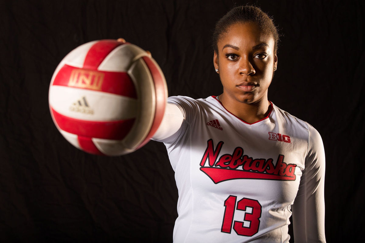 Briana Holman University of Nebraska MB AVCA All-American 2017 NCAA Volleyball National Champion