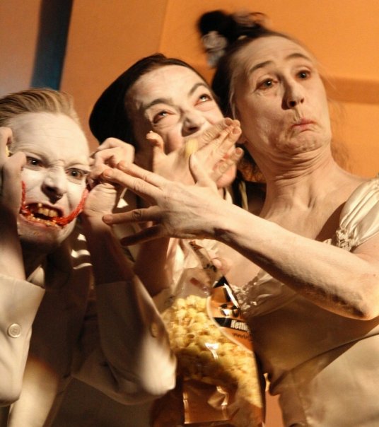 butoh improvisation with Sheri Brown and Joan Laage 2009 Photo Briana Jones