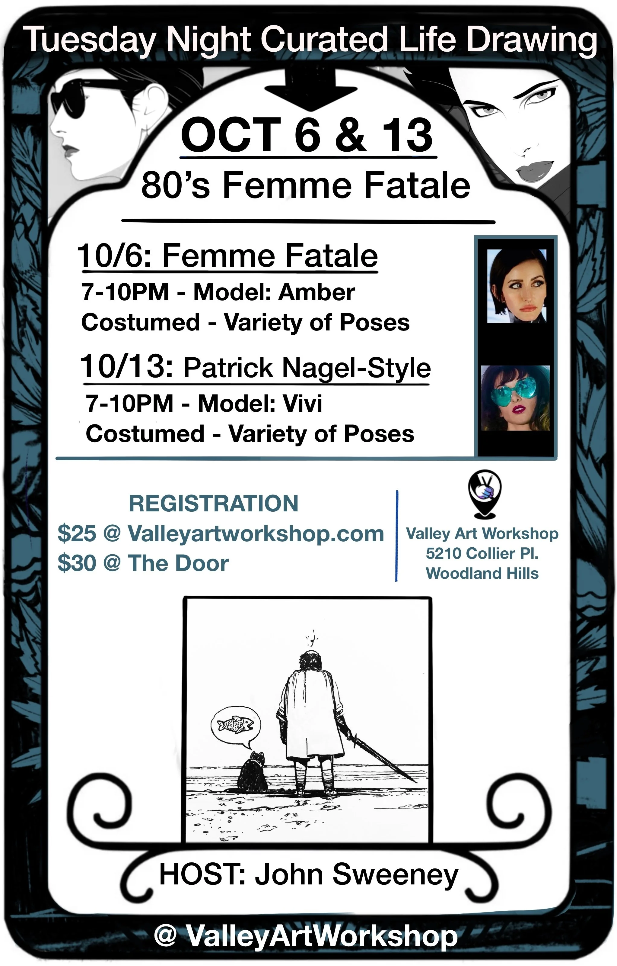 10/6, 7-10PM: 80's Femme Fatale