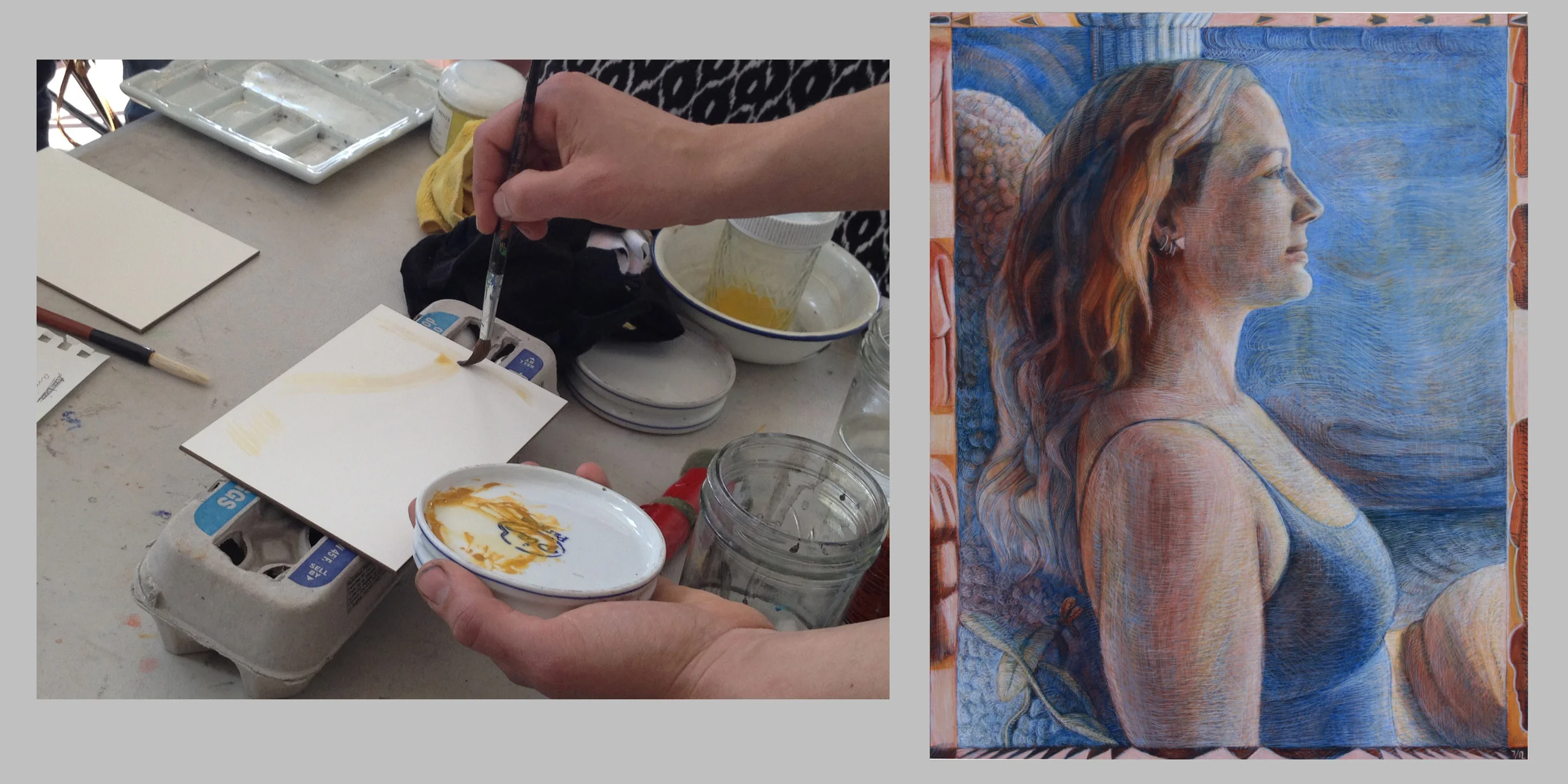 Egg Tempera Painting