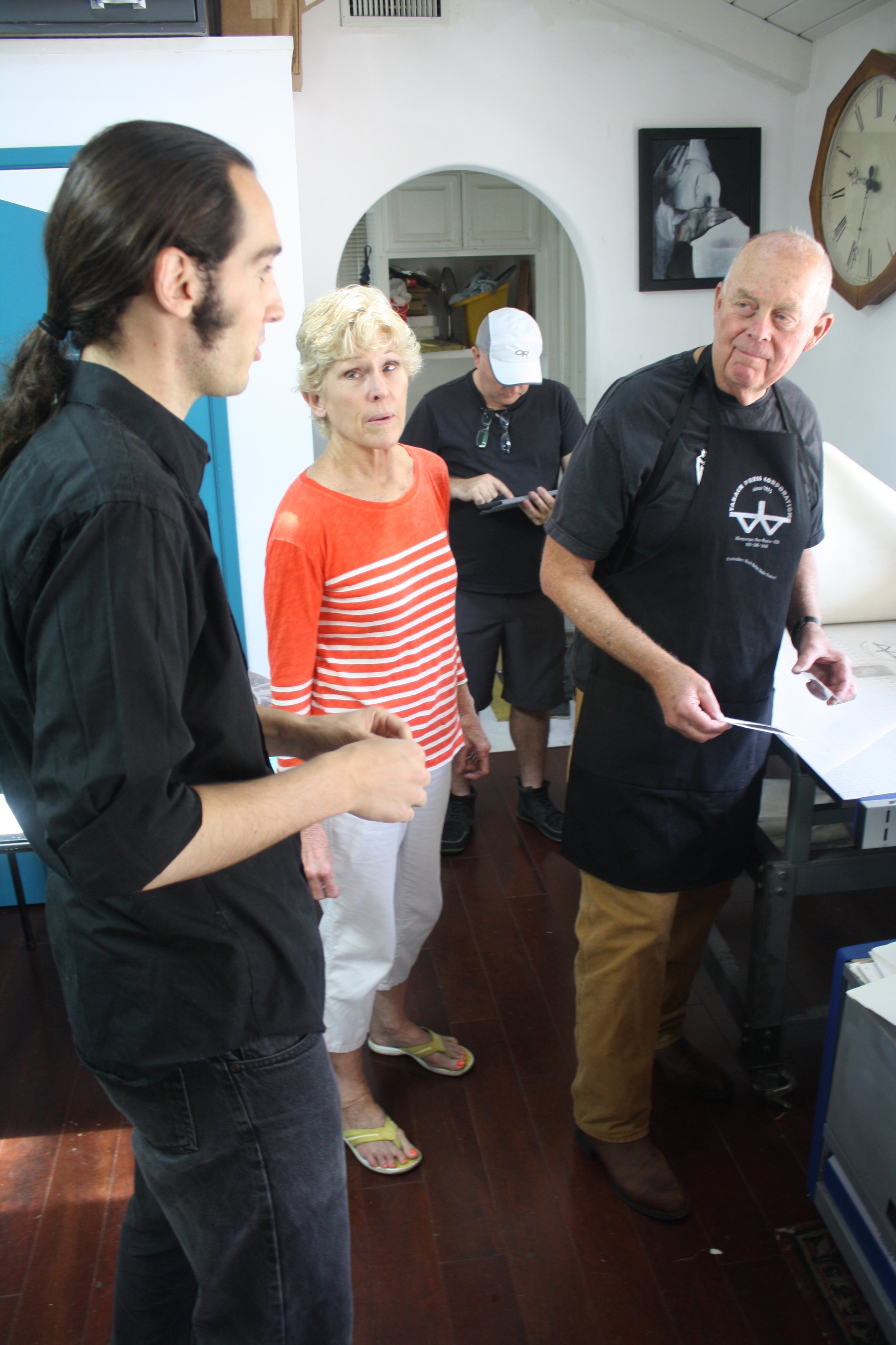 Artist-in-Residence Douglas Bosley Mezzotint Workshop - Summer 2014