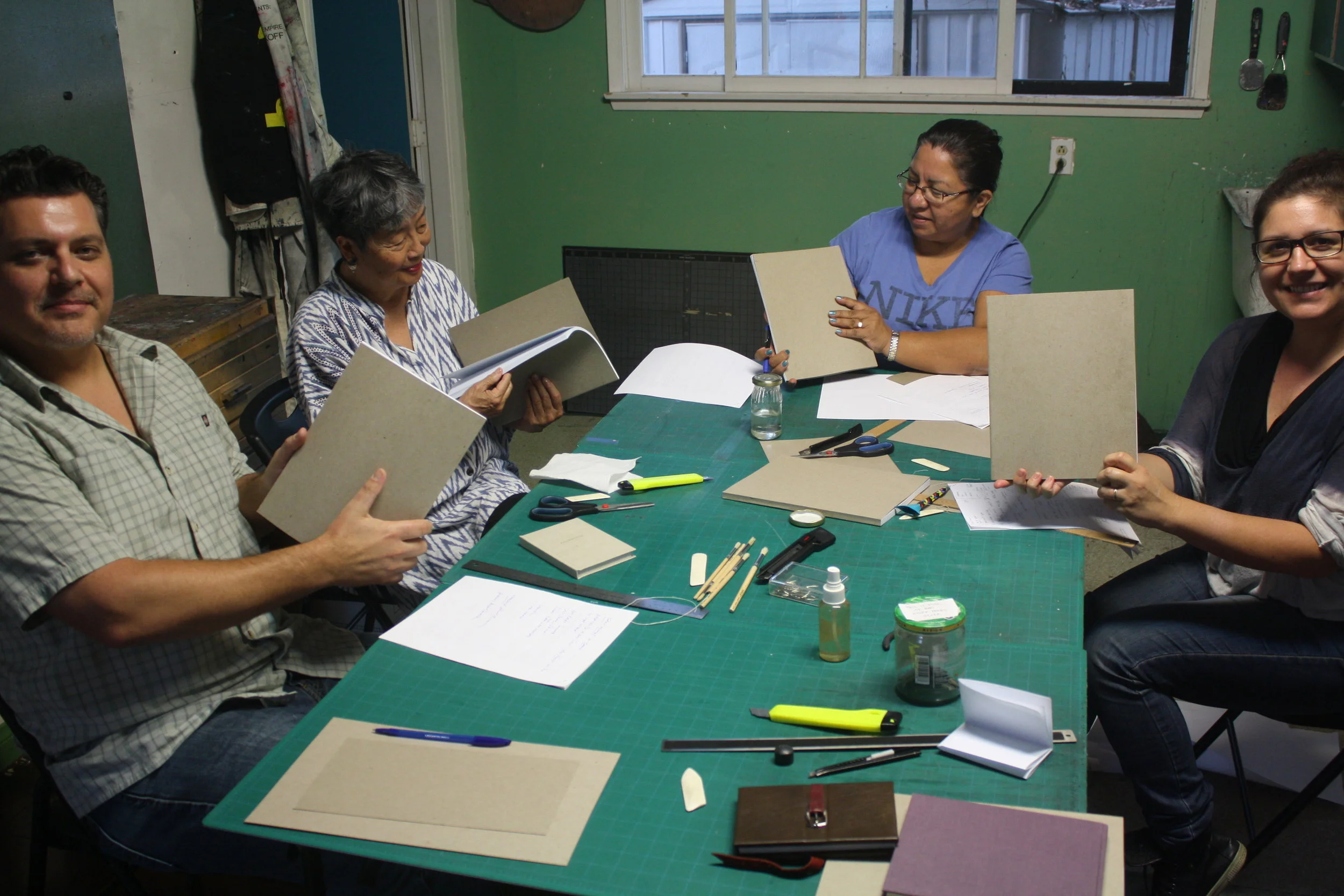 Jennifer Phiffer's Soft-Bound Bookmaking Workshop - Fall 2014