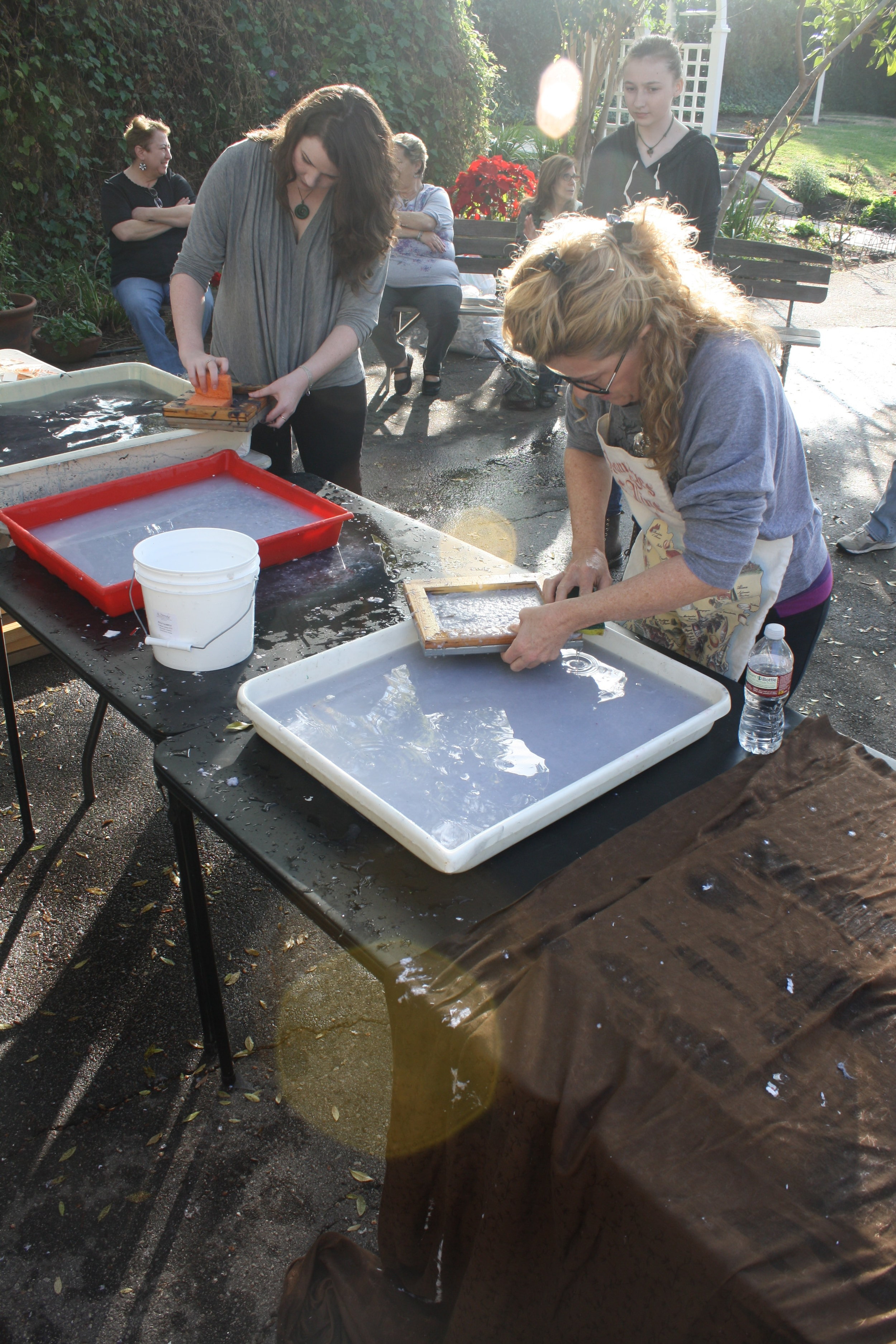Zeina Baltagi's First Papermaking Workshop - Fall 2013