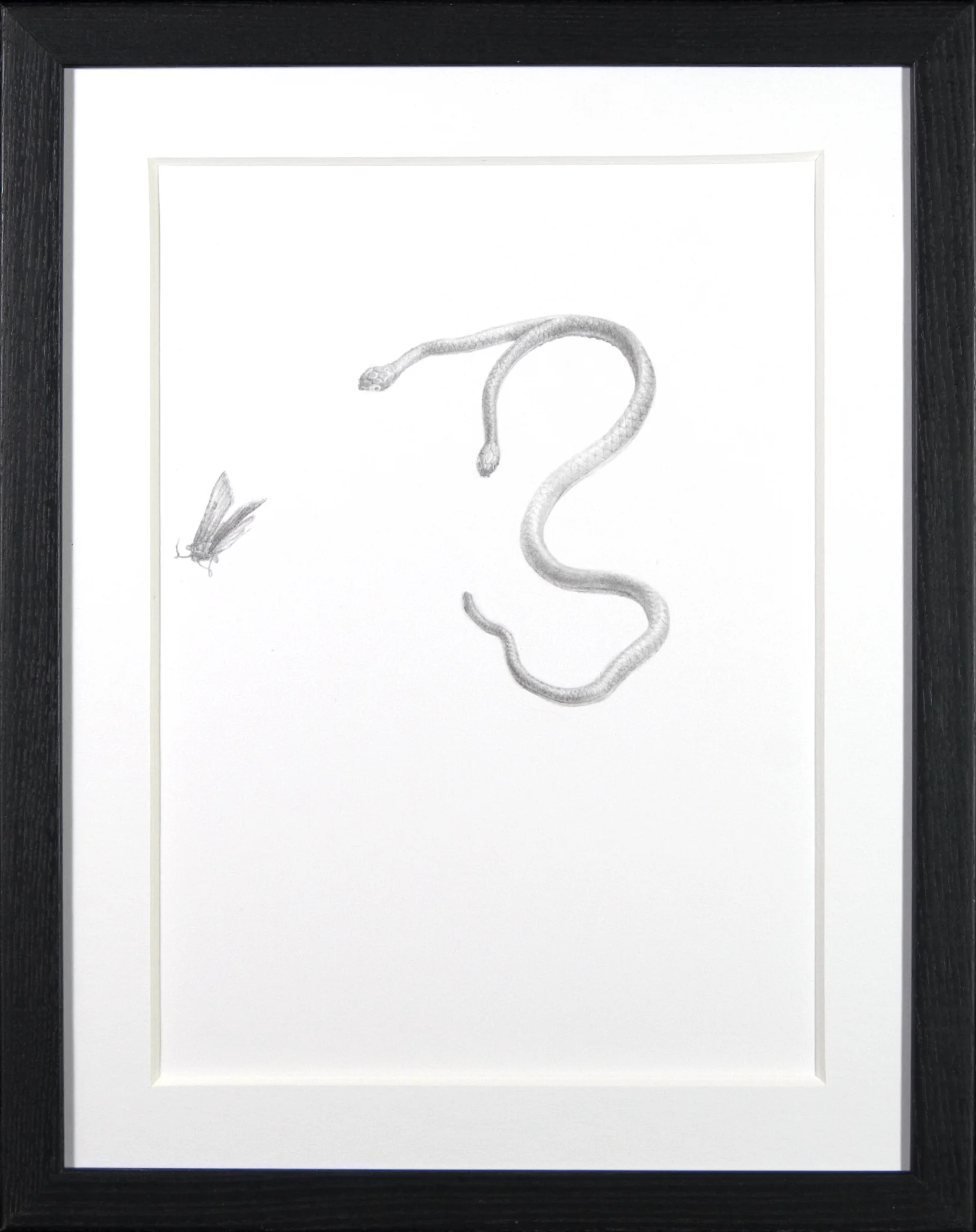 Fork in the Road - $250 - Pencil on Paper, 11'' x 14'', FRAMED. 