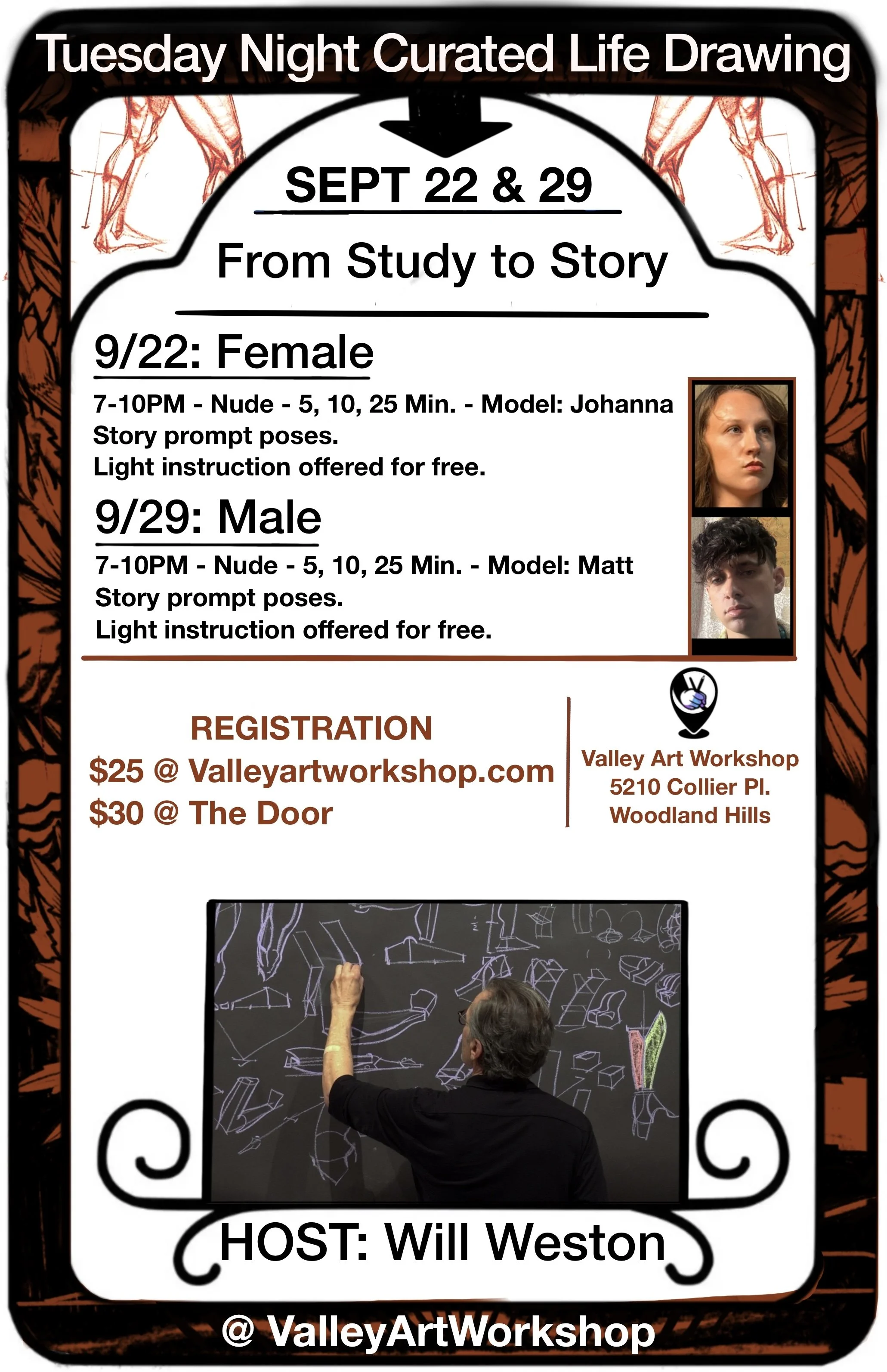 9/22, 7-10PM: From Study to Story