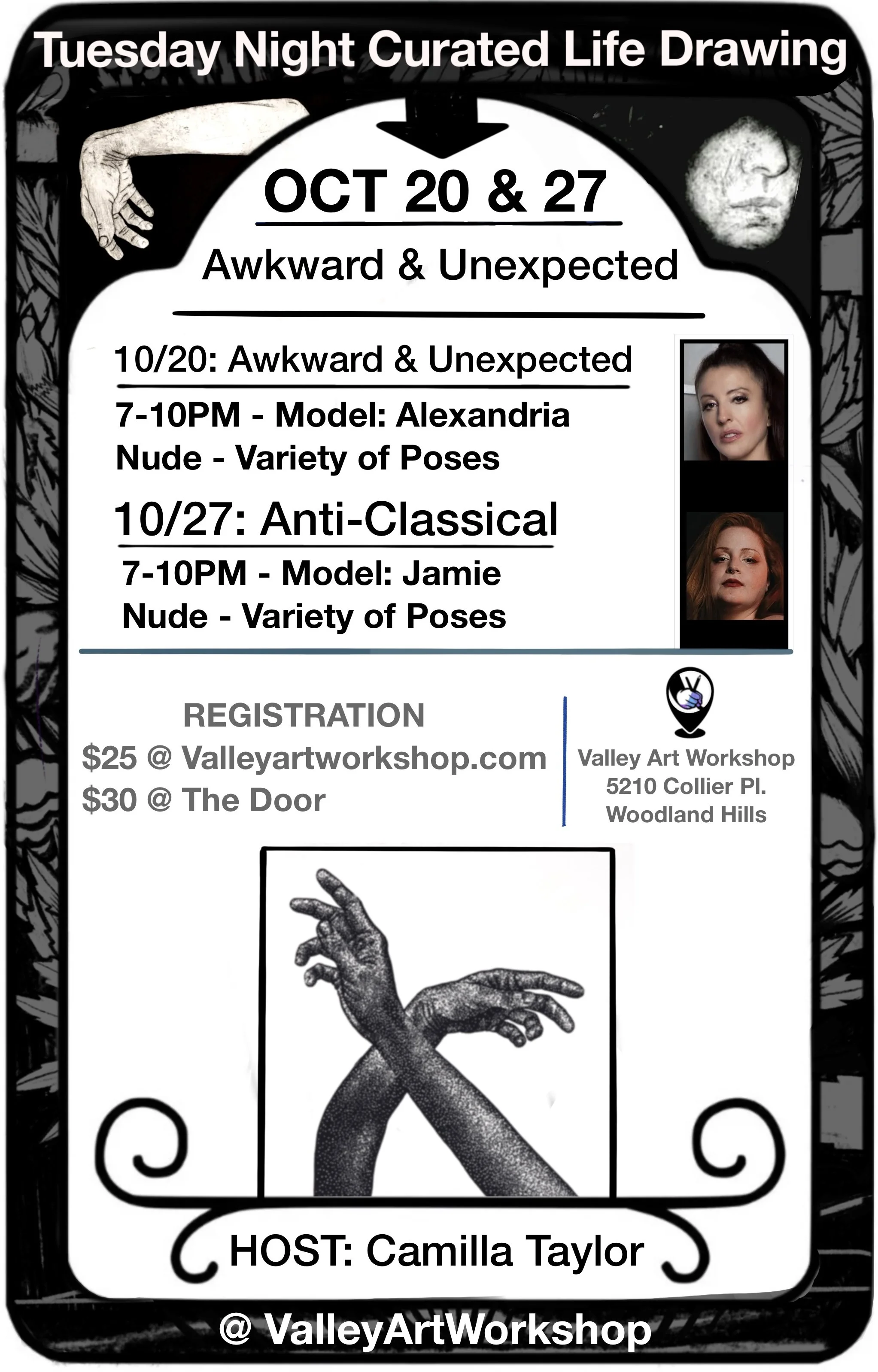 10/20, 7-10PM: Awkward & Unexpected