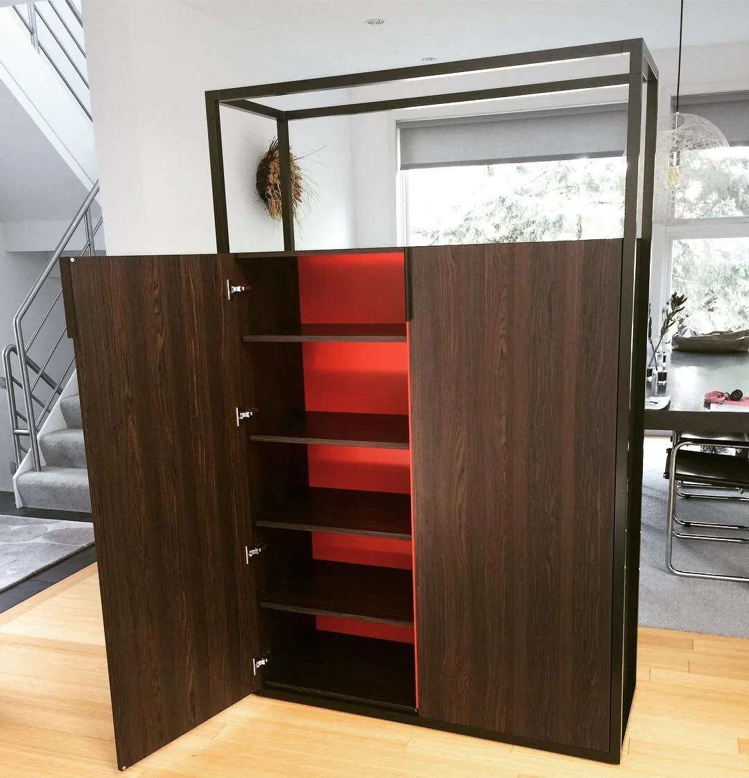 Another beautiful Ligne Roset cabinet I get to admire after assembly. #fibrempls #lignerosetmpls #furniture