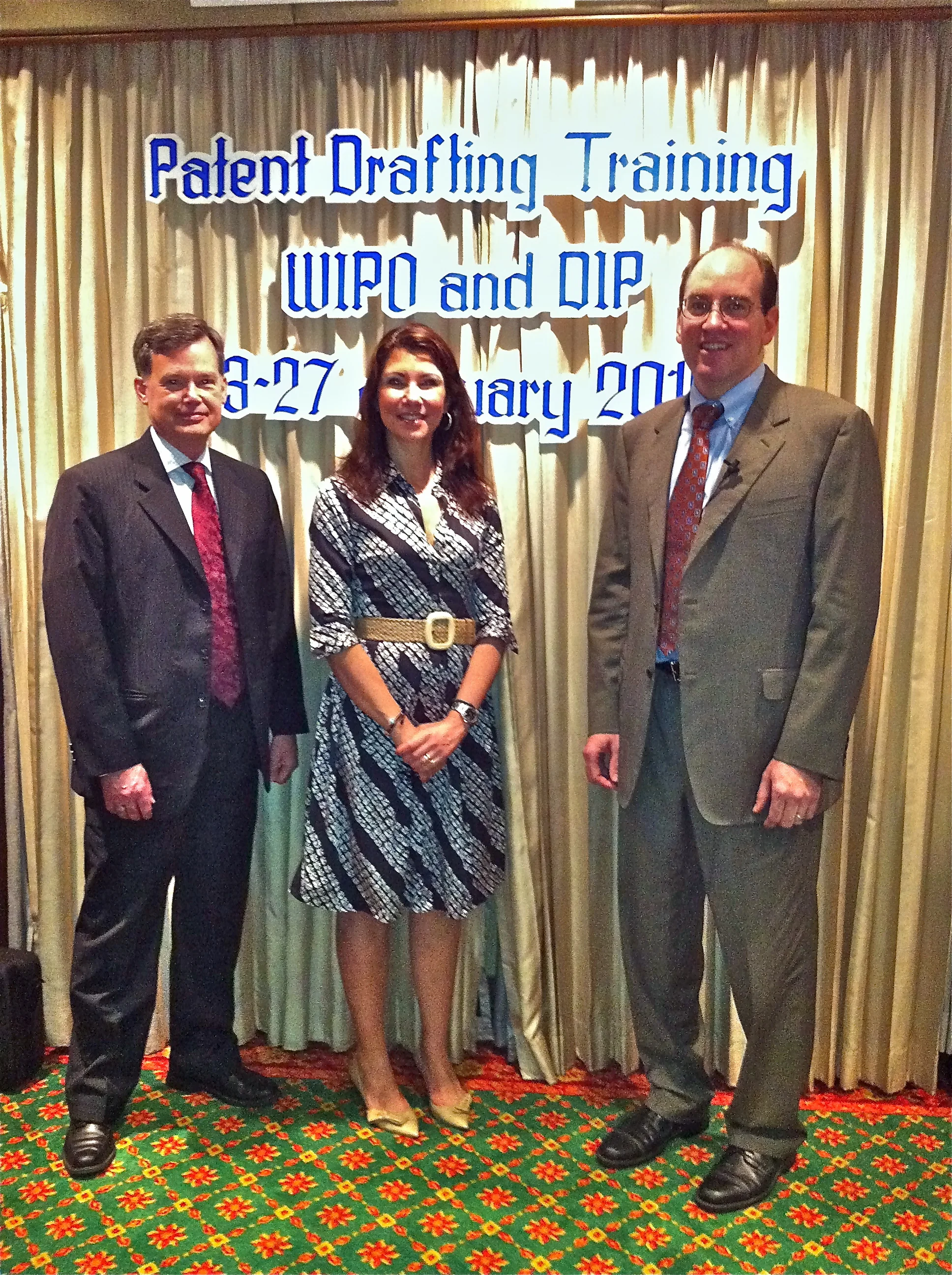 With my co-instructors, Tom and Patricia.