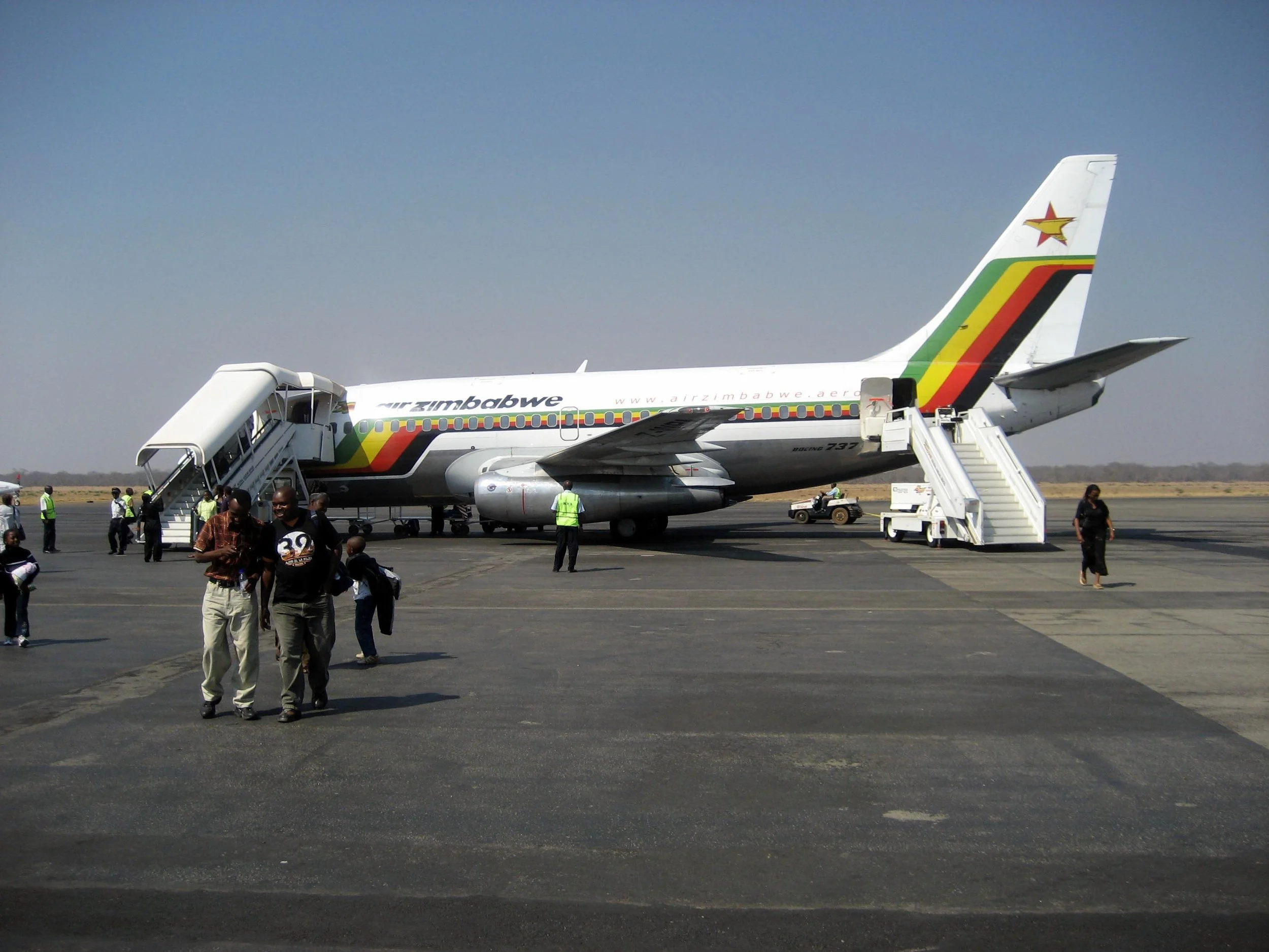  I catch an Air Zimbabwe flight to Victoria Falls on Saturday, my final full day in Zimbabwe. 