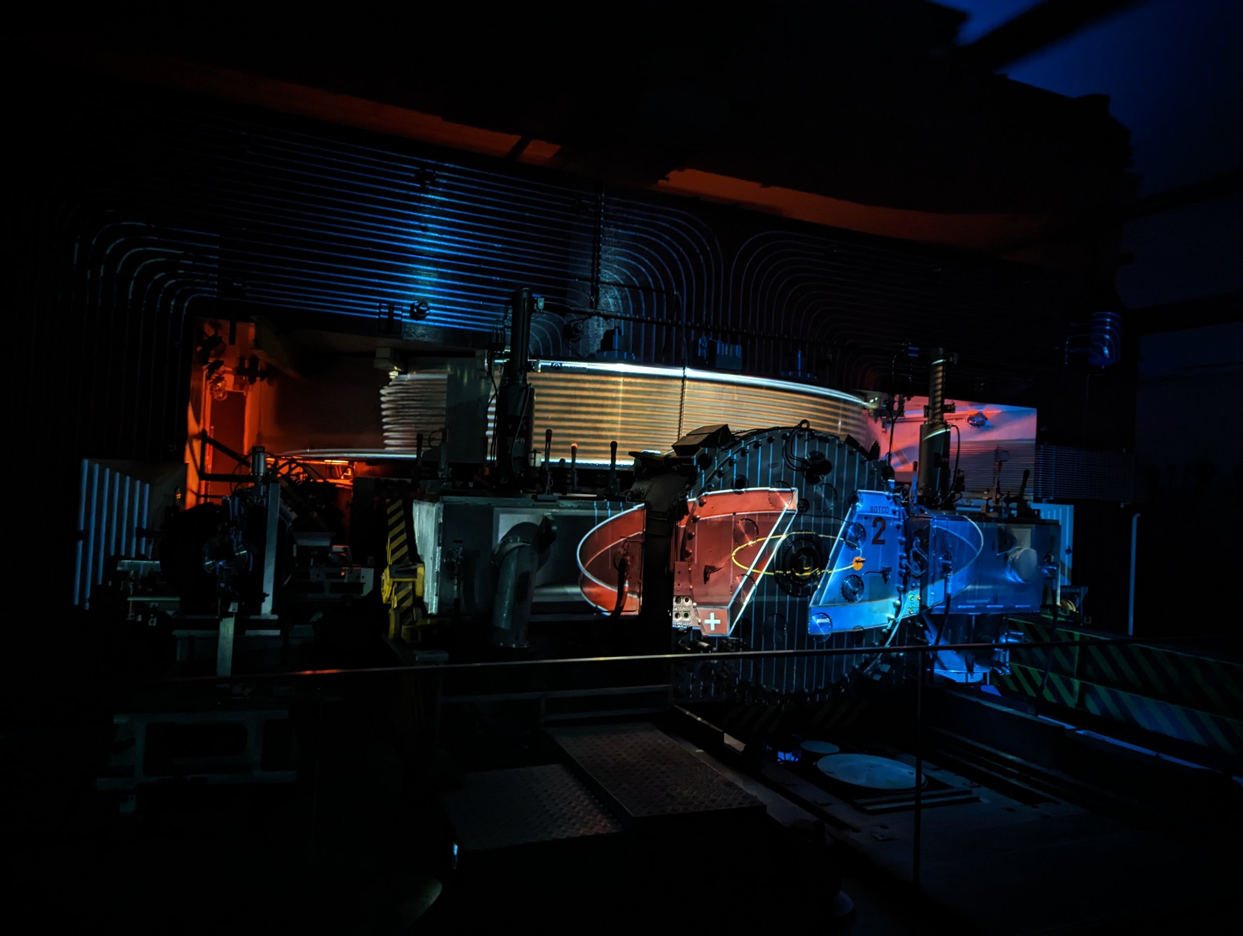 More videoprojection of synchrocyclotron operation