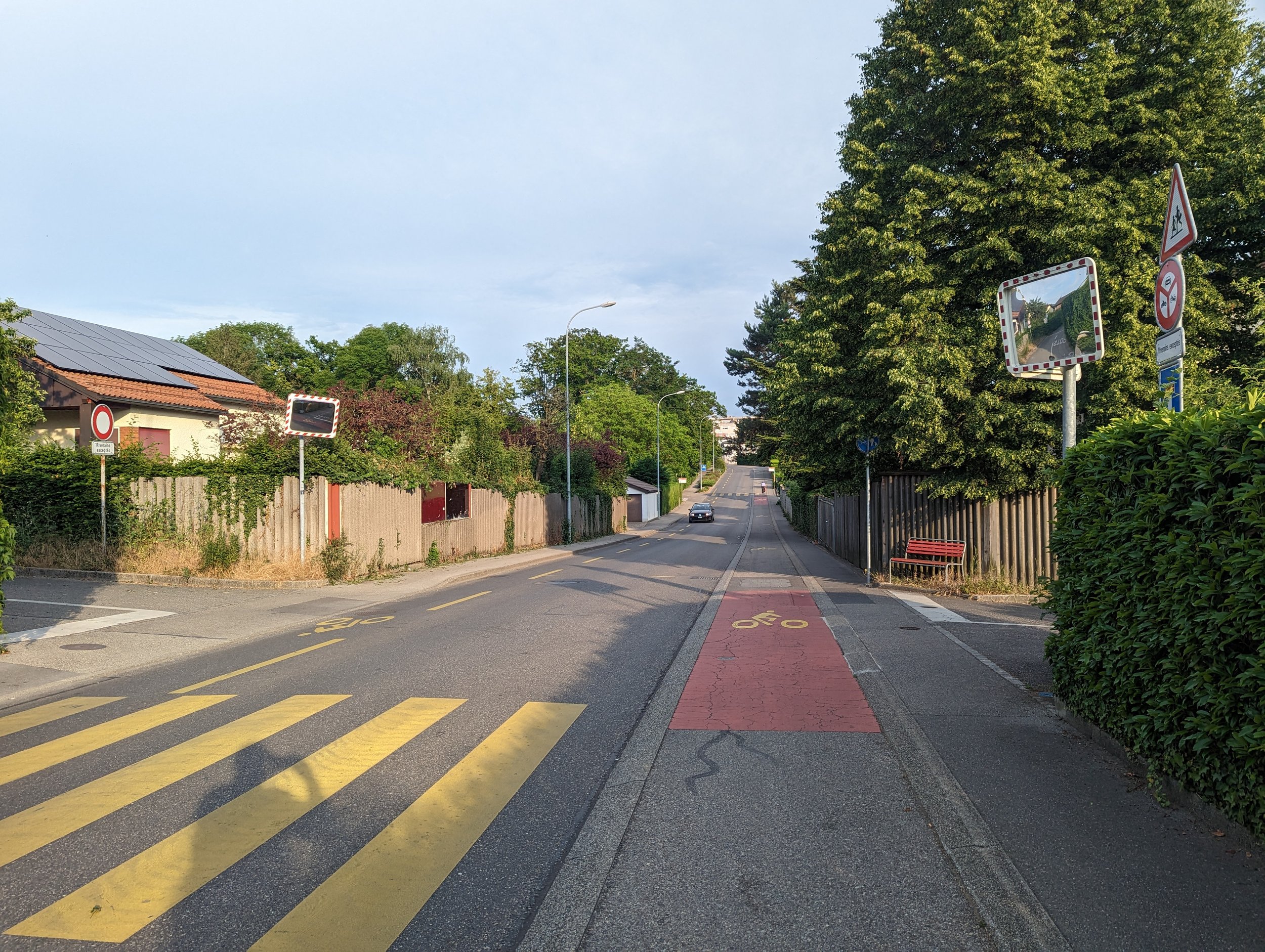 Bike paths in Geneva