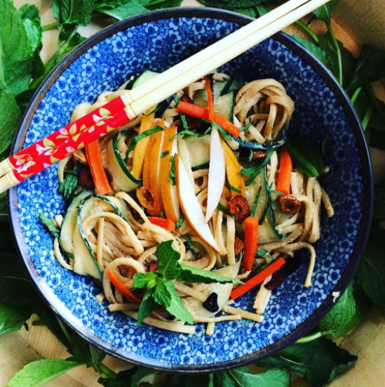 Pineapple Peanut Noodles