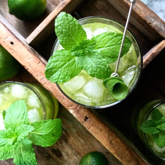Cranberry Mint Julep