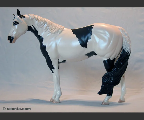2006 Stone Horses : Pearl Windswept : OOAK