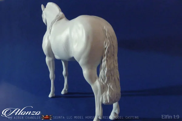 alonzo, artist resin model horse